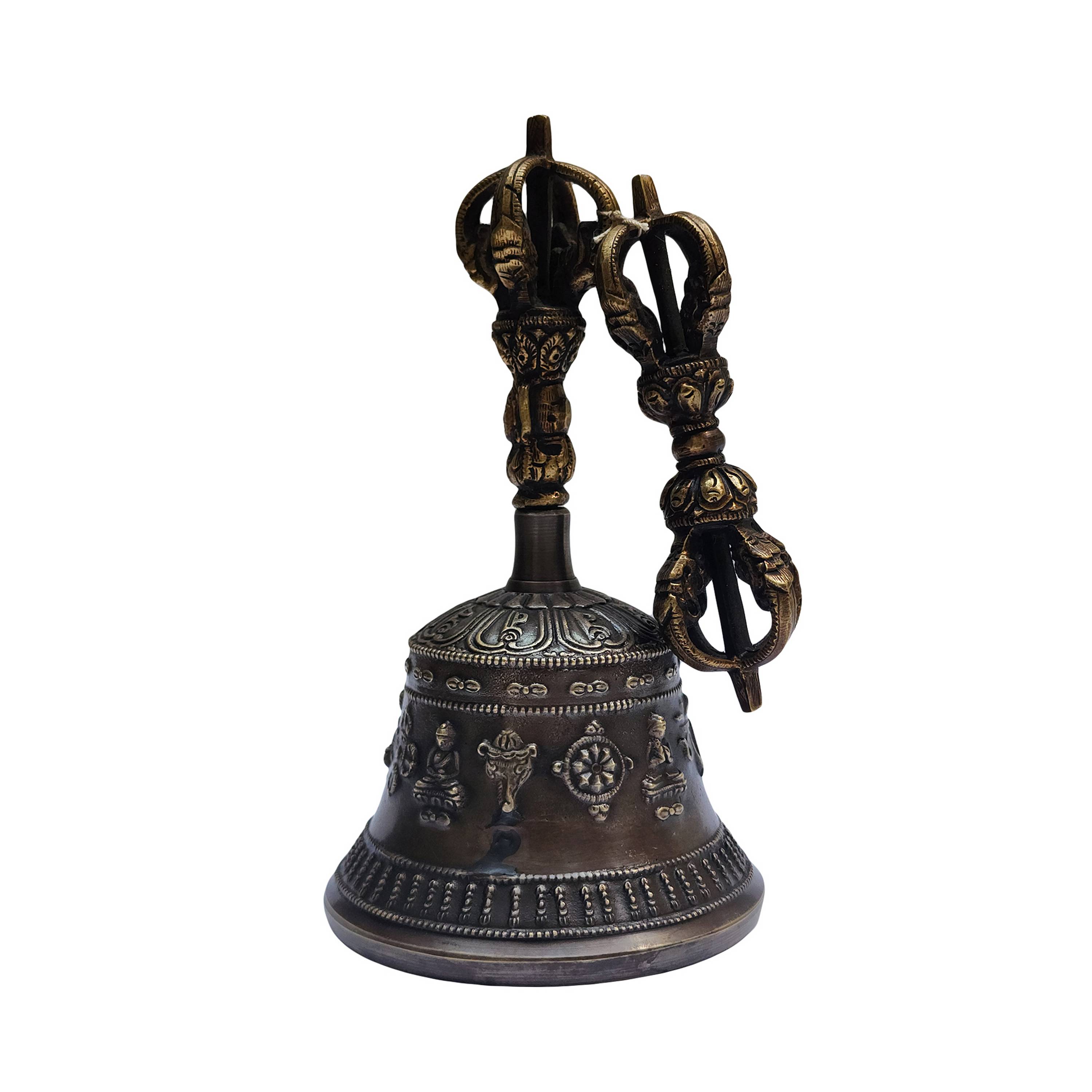 Bell And Dorje vajra, Bronze, high Quality, Antique Finishing