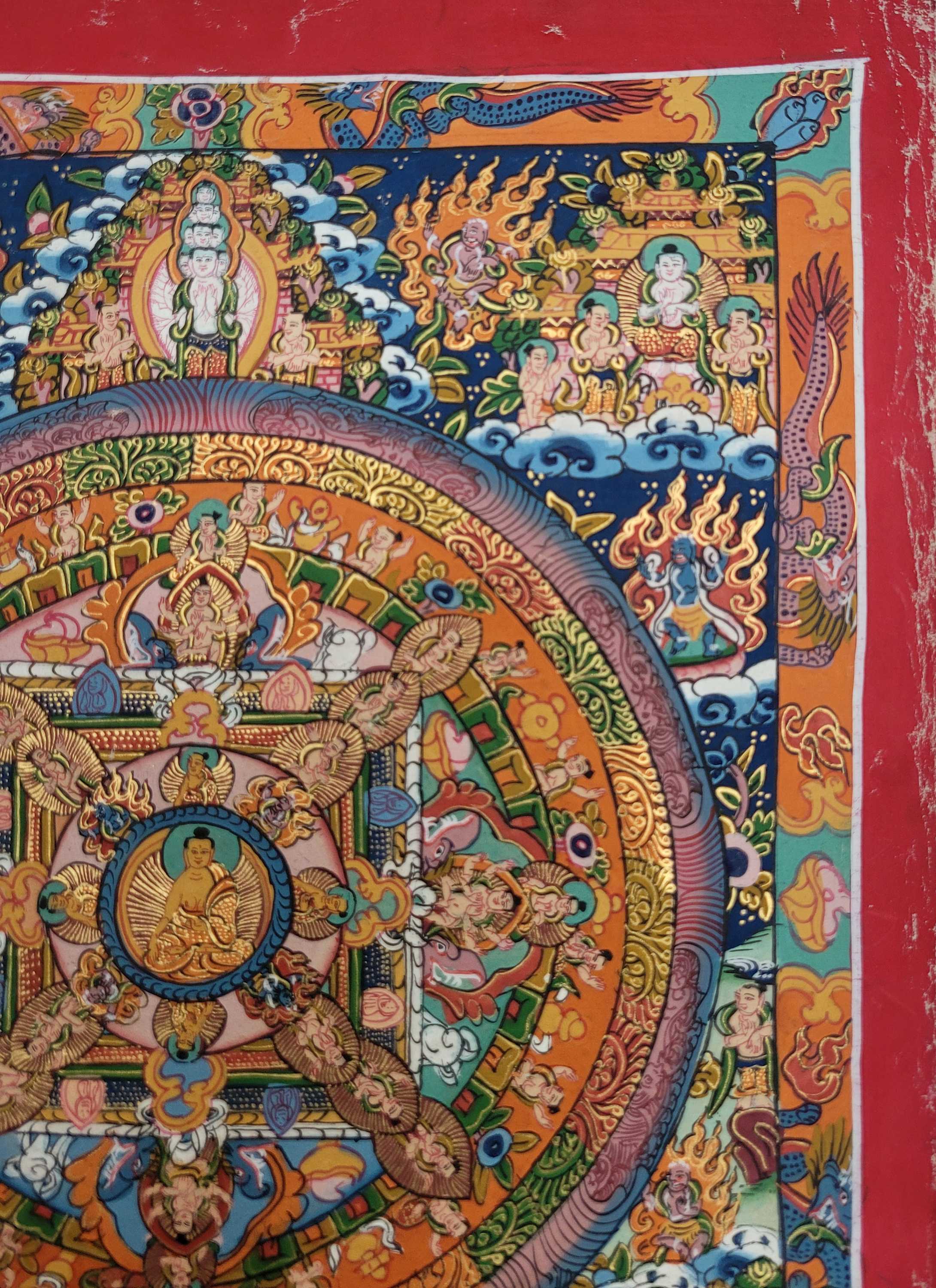 Tibetan Buddhist Thangka Painting <span Style=