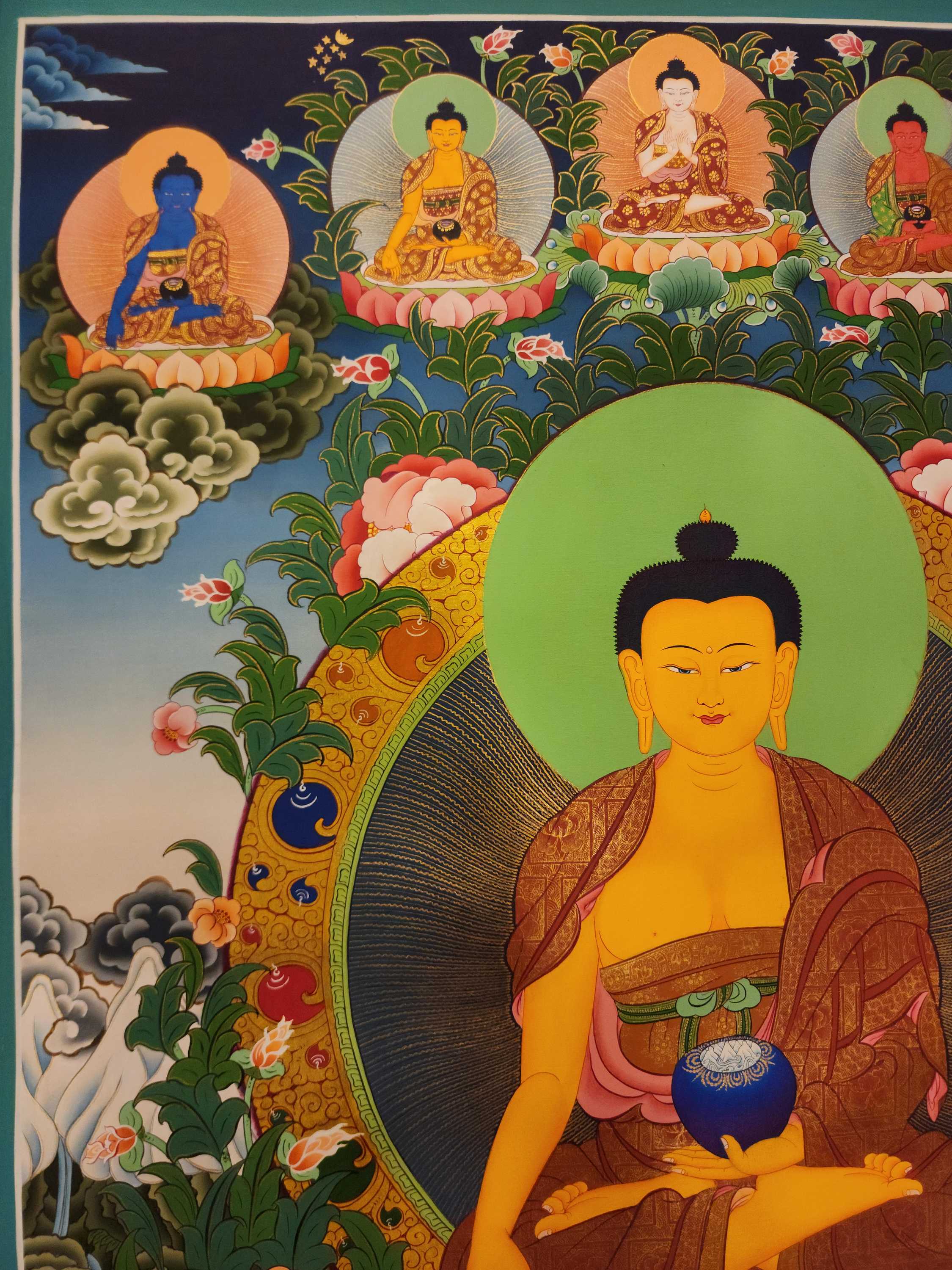 Shakyamuni Buddha Thangka Painting <span Style=