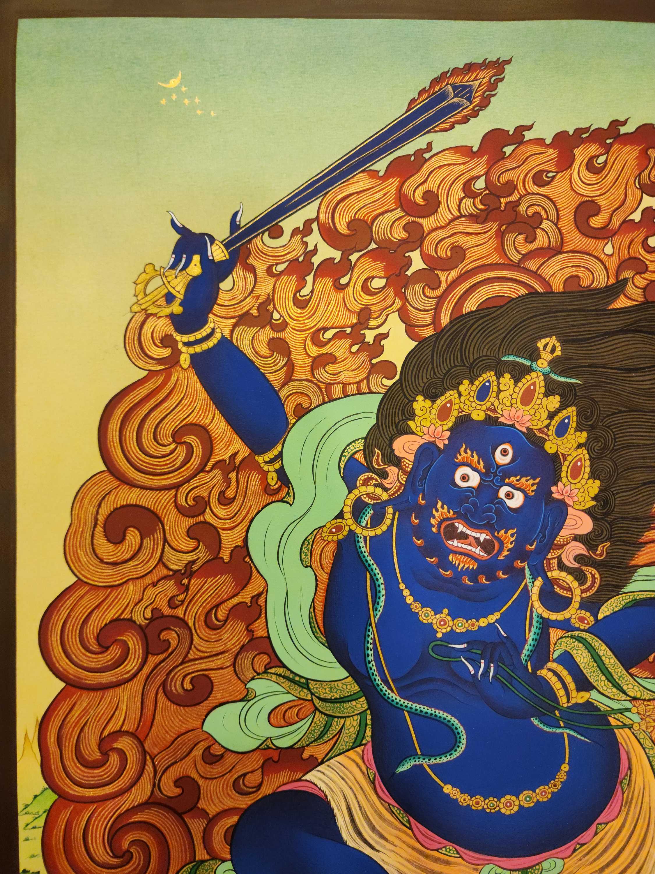 Chandamaharoshana Thangka, Buddhist Traditional Painting, Or Sankata