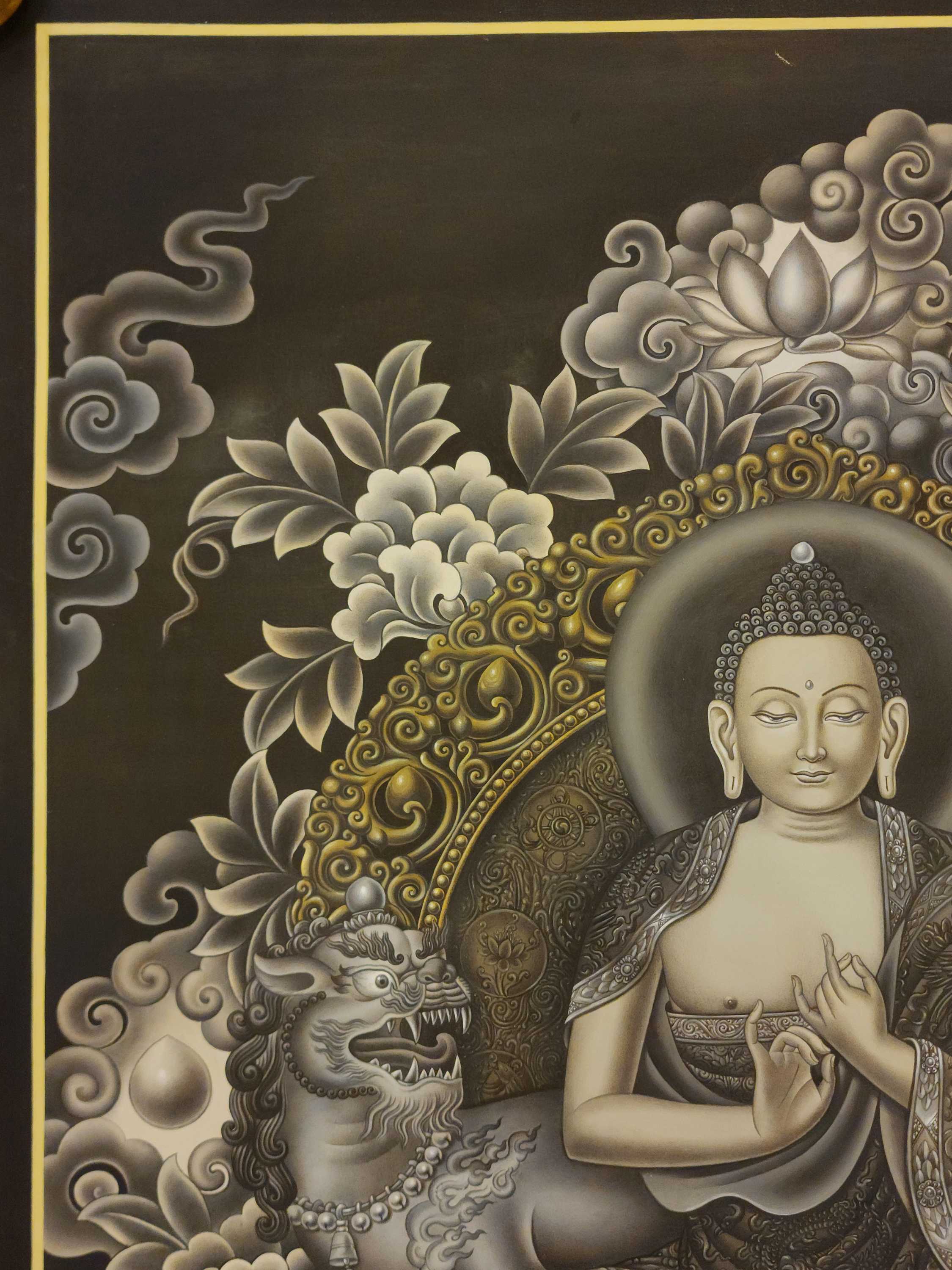 Vairochana Buddha Thangka, <span Style=