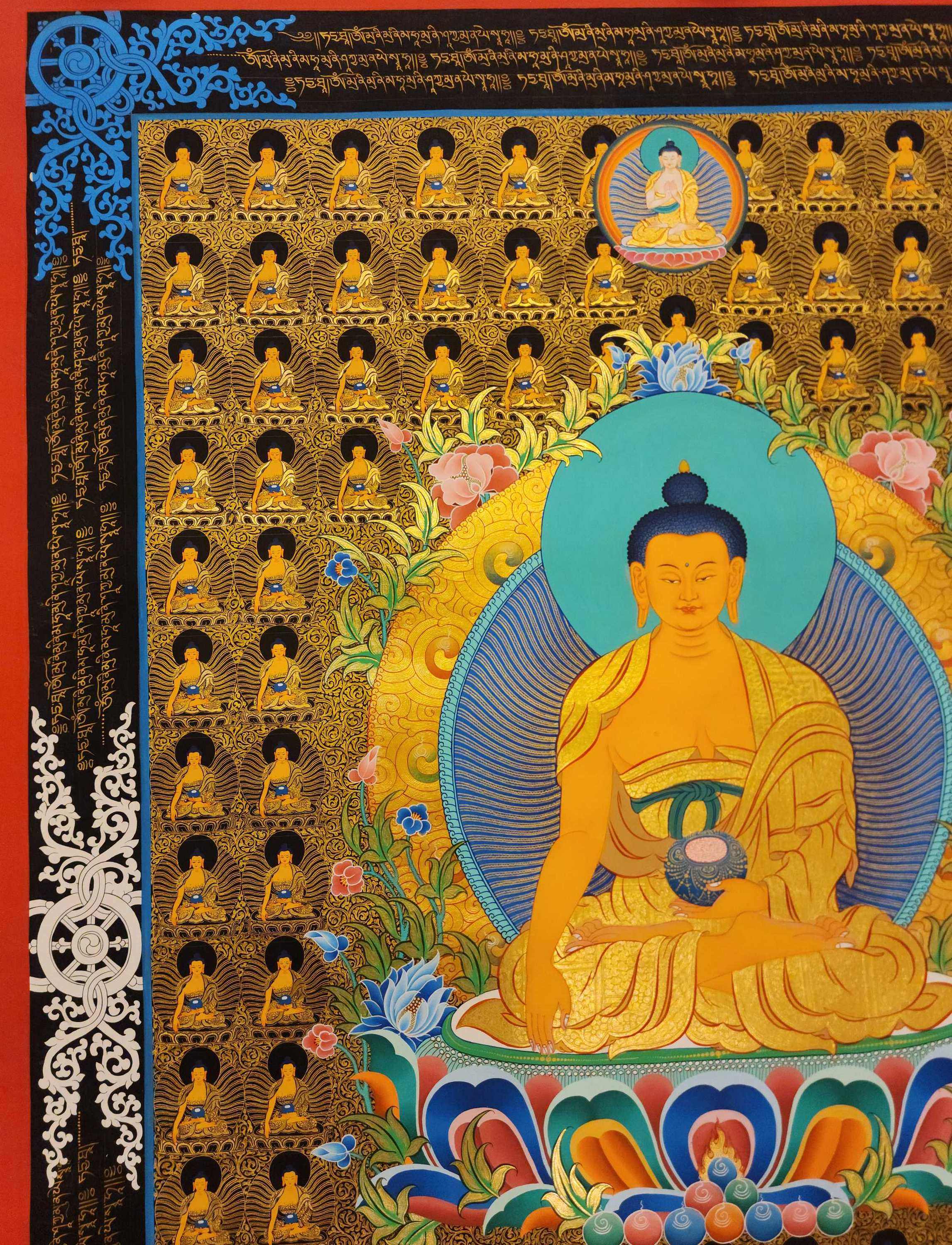 Shakyamuni Buddha Thangka, <span Style=