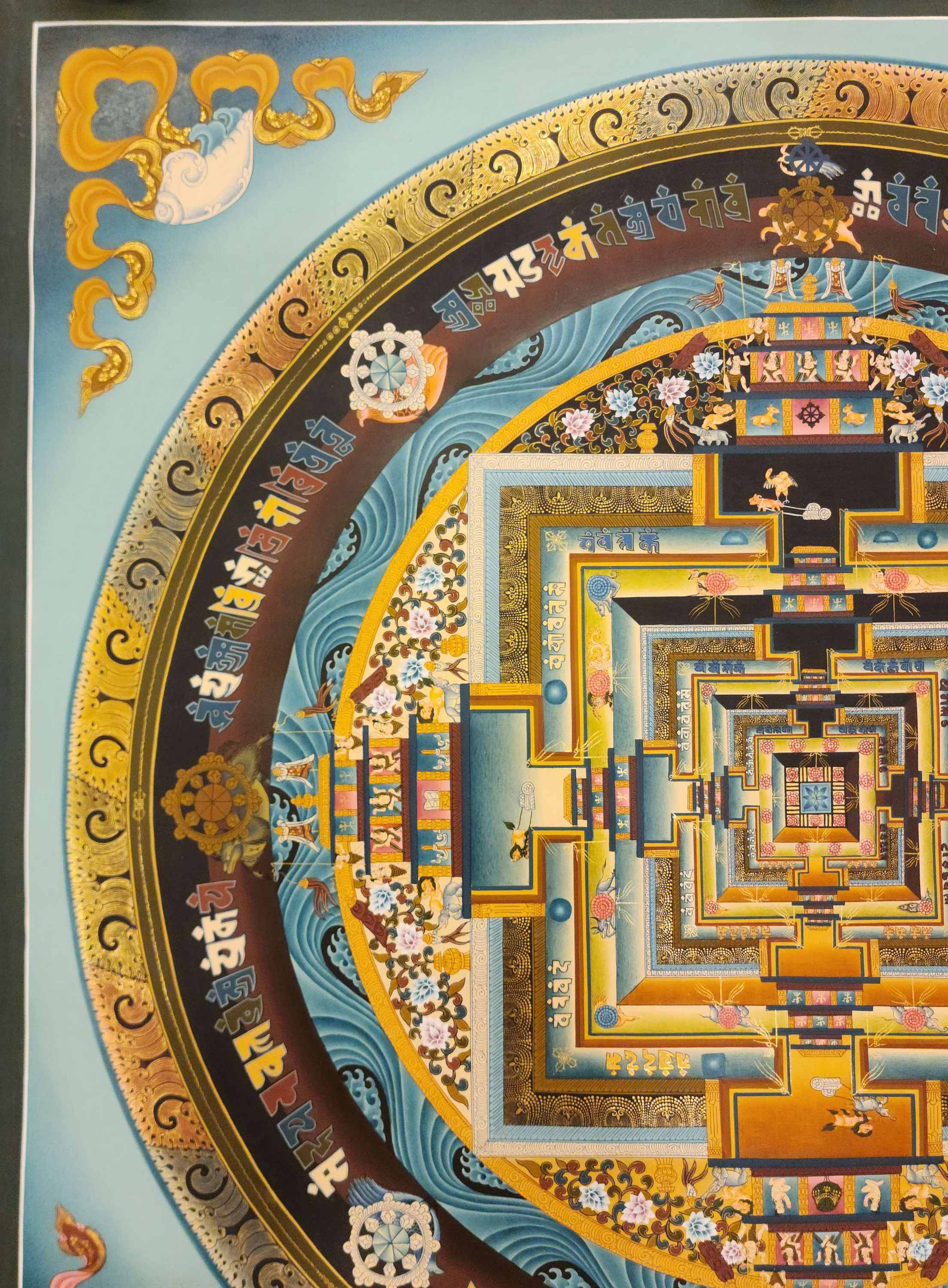 Kalachakra Mandala Thangka, <span Style=