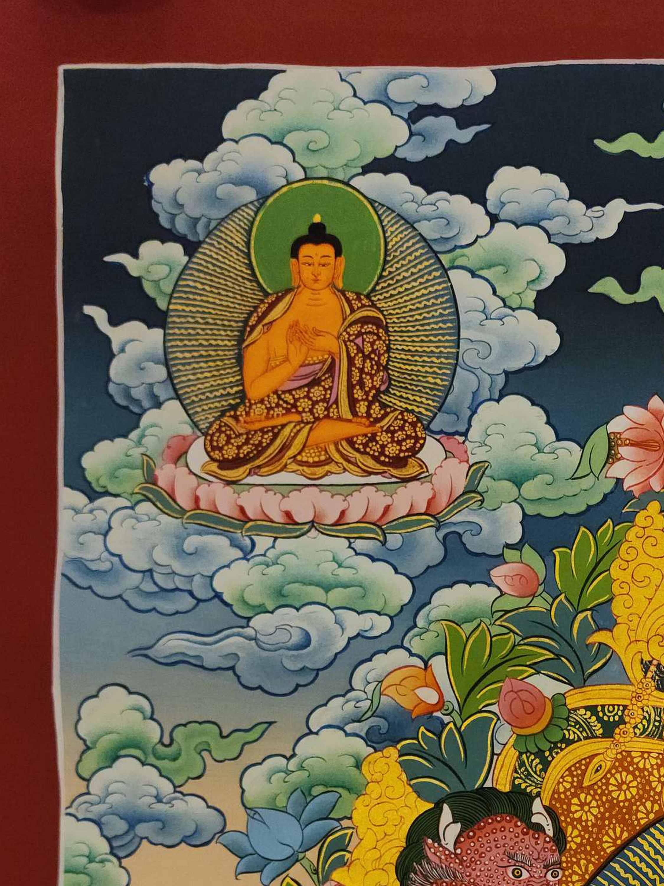 White Tara Thangka, <span Style=