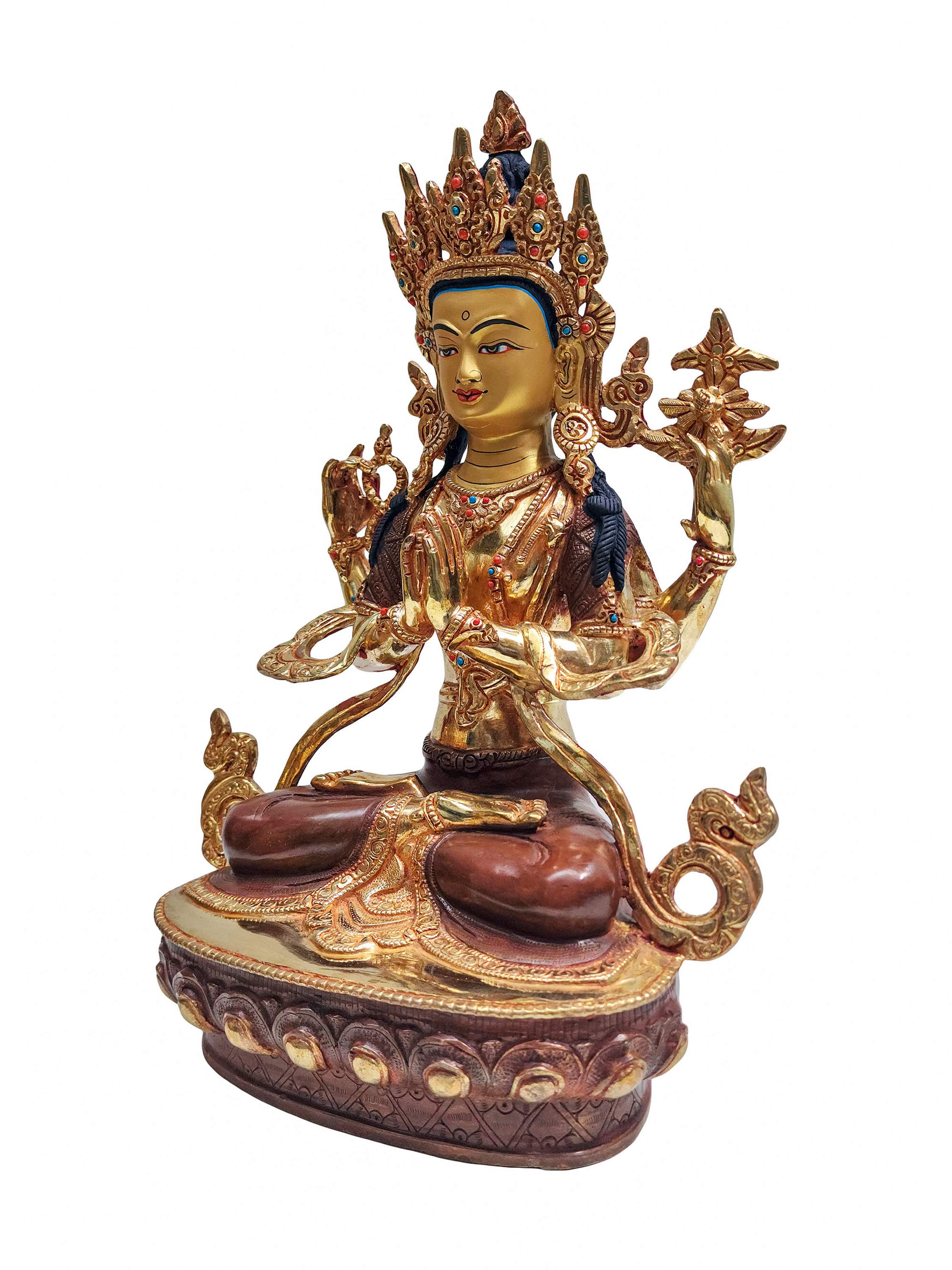 Chenrezig, Buddhist Handmade Statue, <span Style=