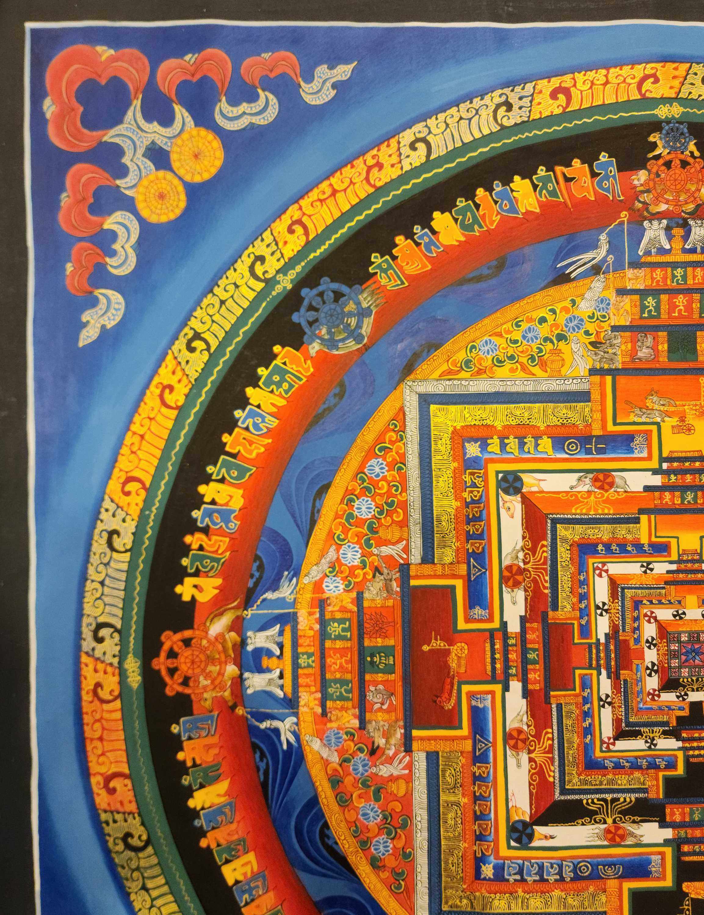 Kalachakra Mandala Thangka, <span Style=