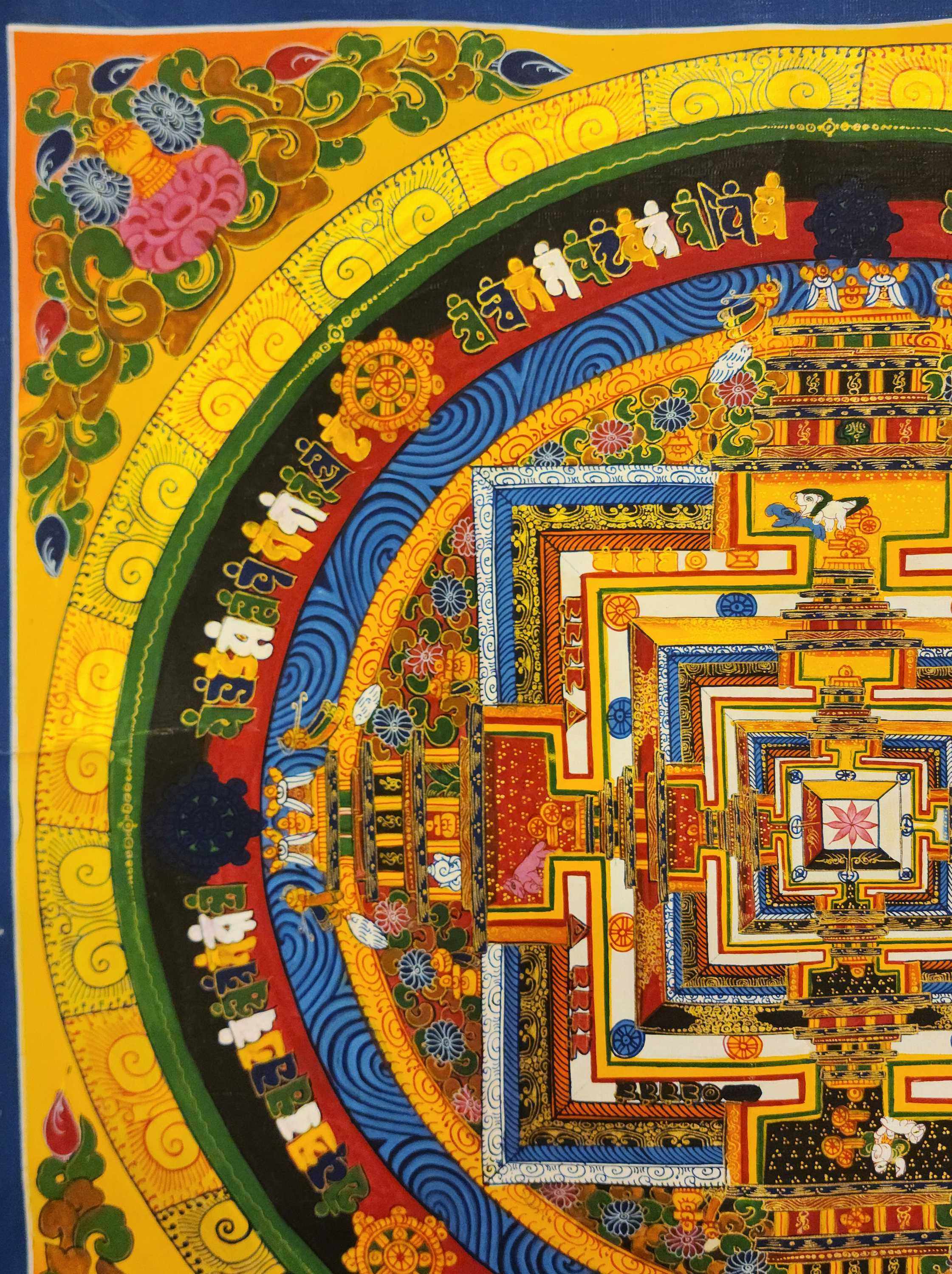 Kalachakra Mandala Thangka, <span Style=