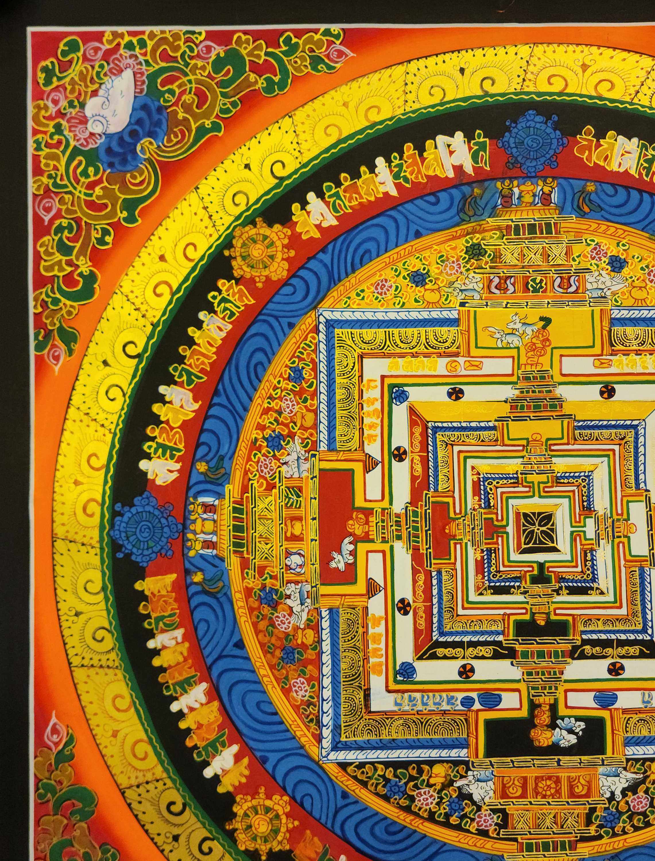 Kalachakra Mandala Thangka, <span Style=