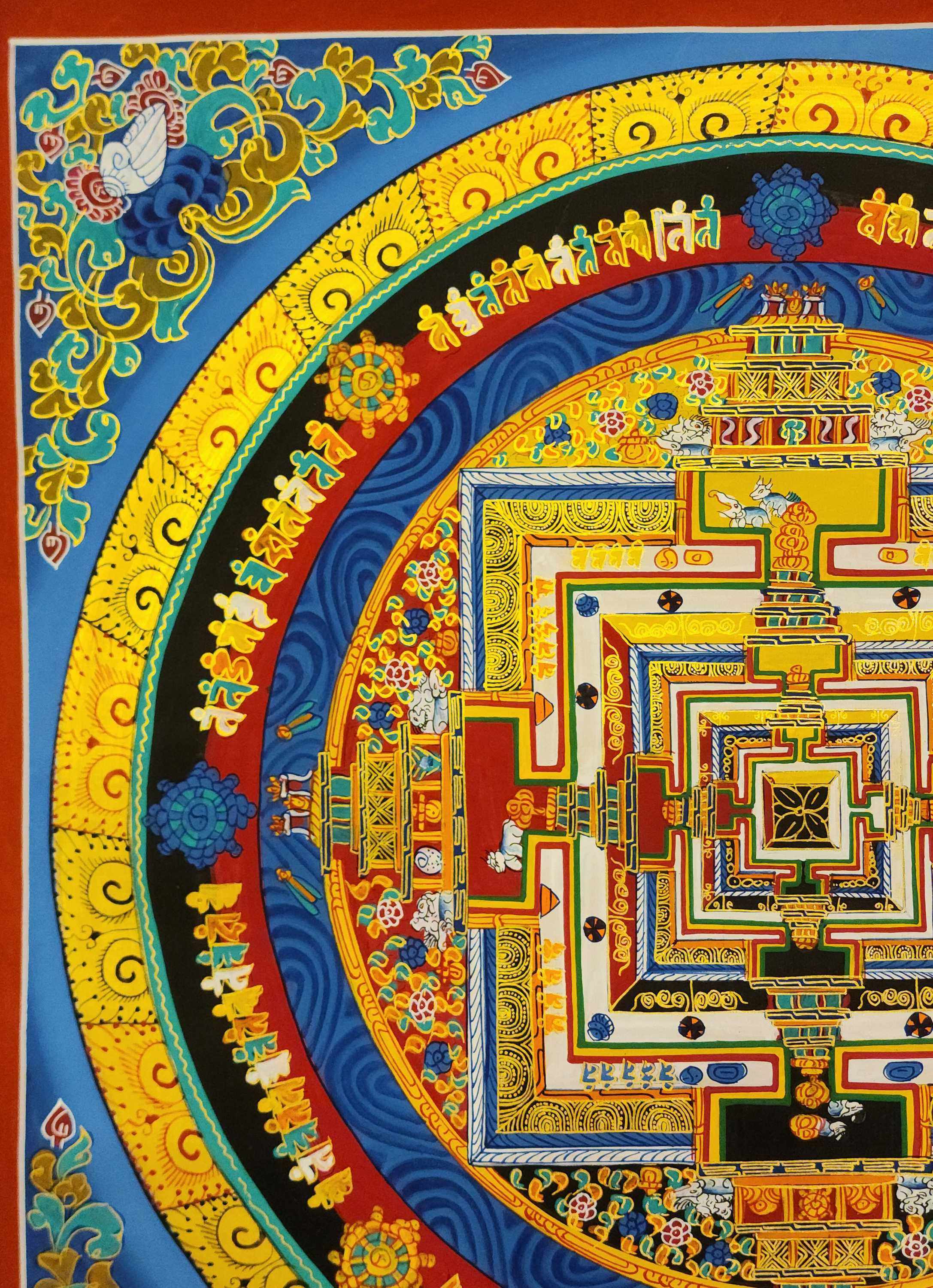 Kalachakra Mandala Thangka, <span Style=