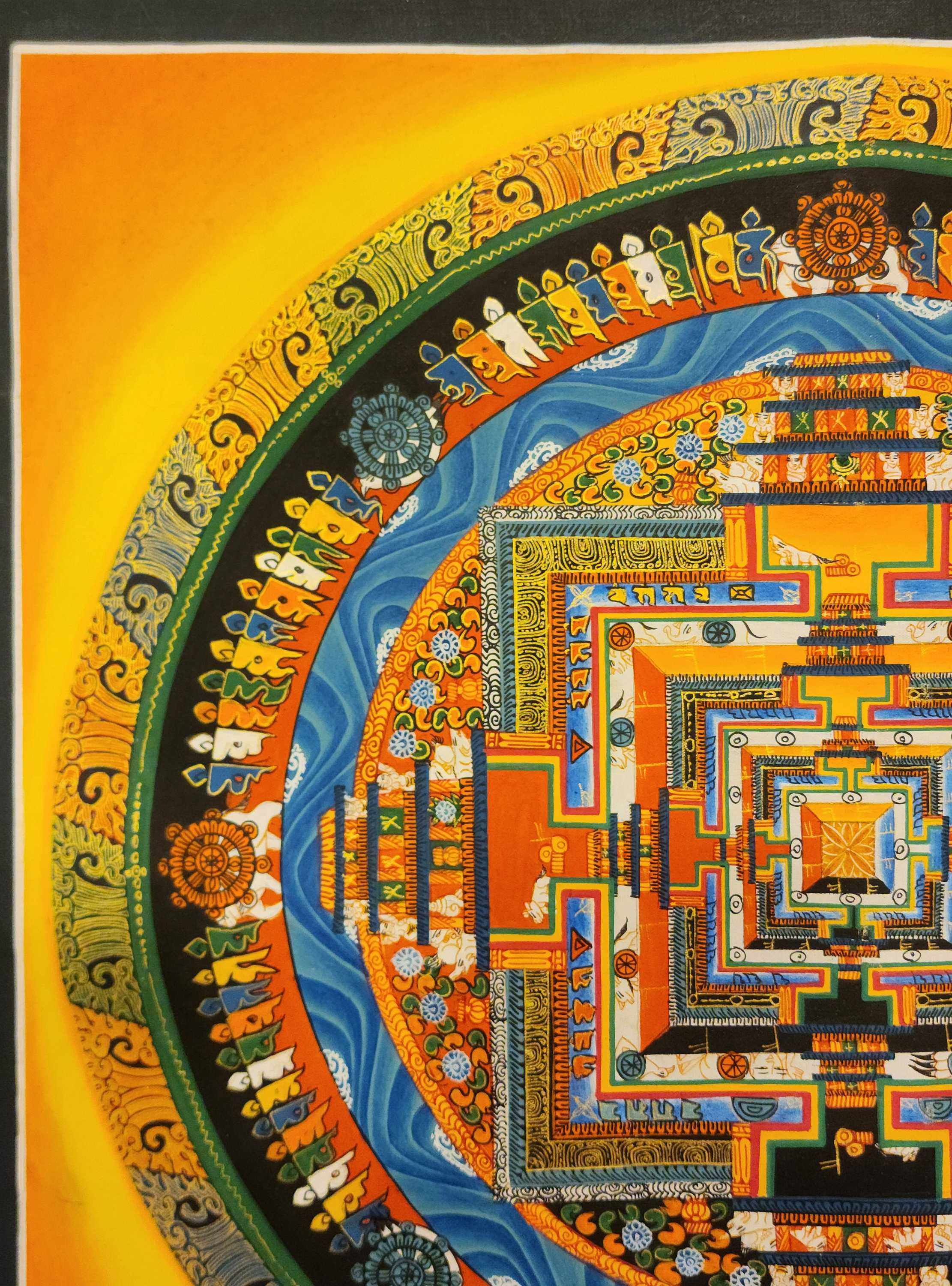 Kalachakra Mandala Thangka, <span Style=