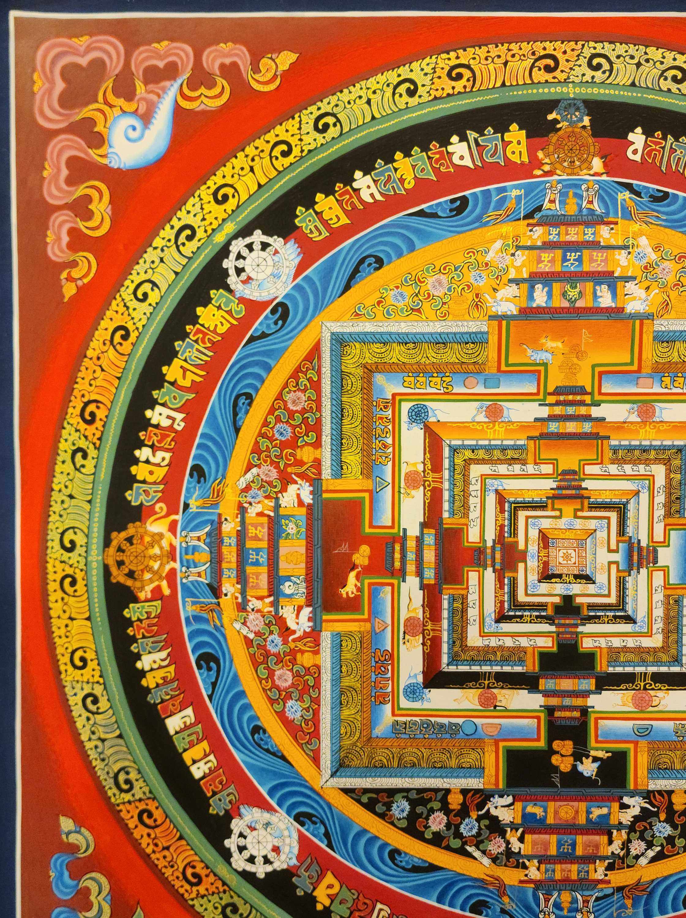 Kalachakra Mandala Thangka, <span Style=