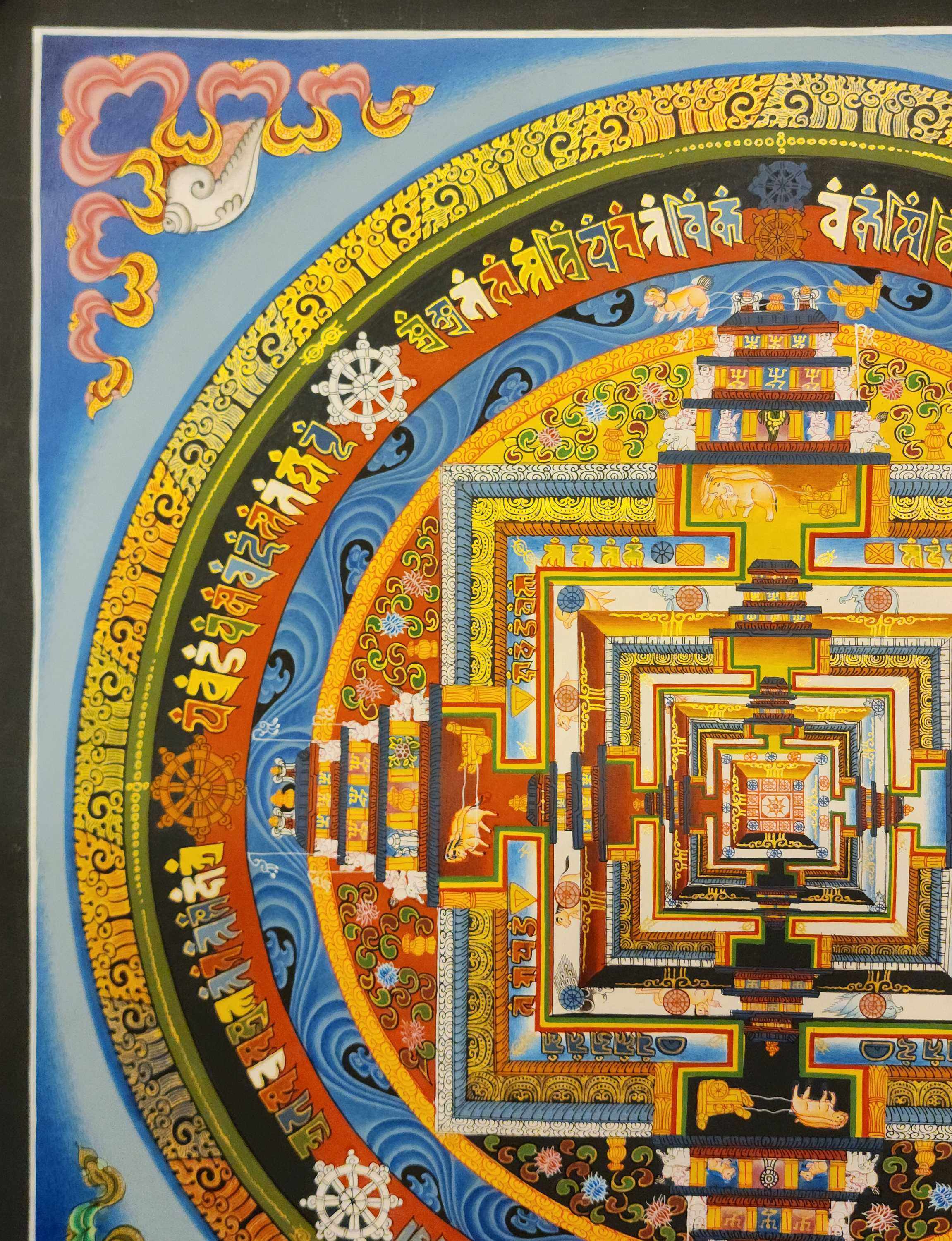 Kalachakra Mandala Thangka, <span Style=