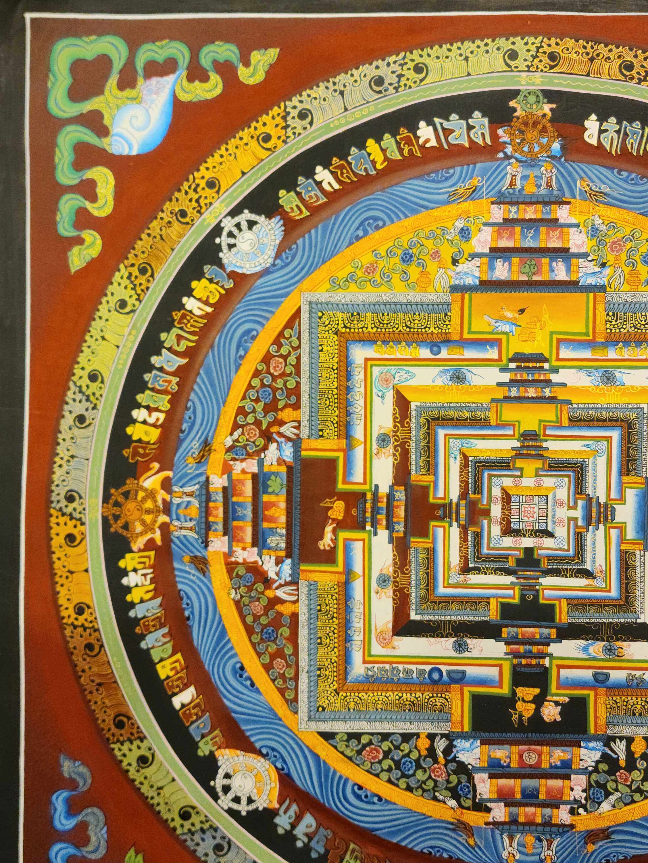 Kalachakra Mandala Thangka, <span Style=