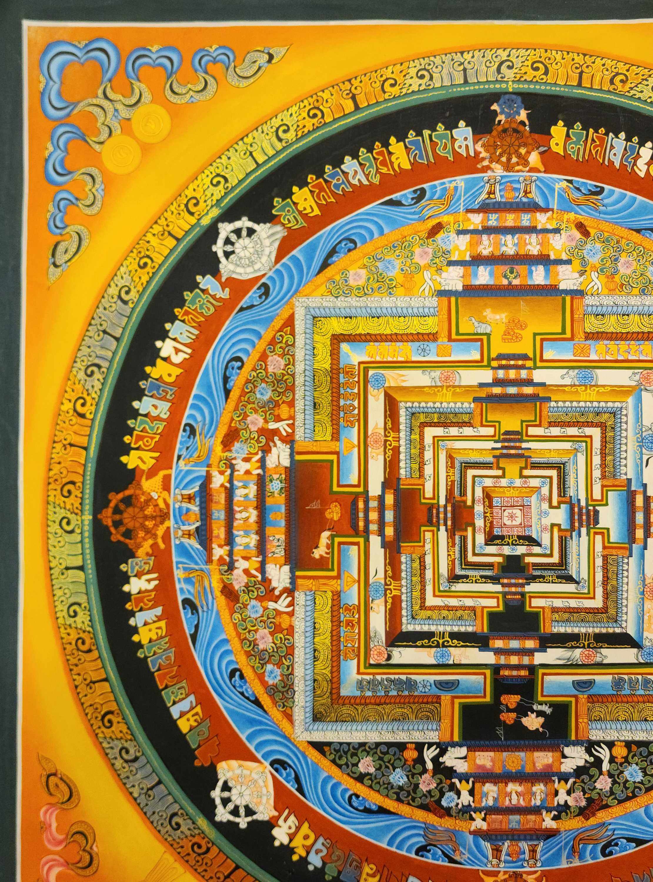 Kalachakra Mandala Thangka, <span Style=