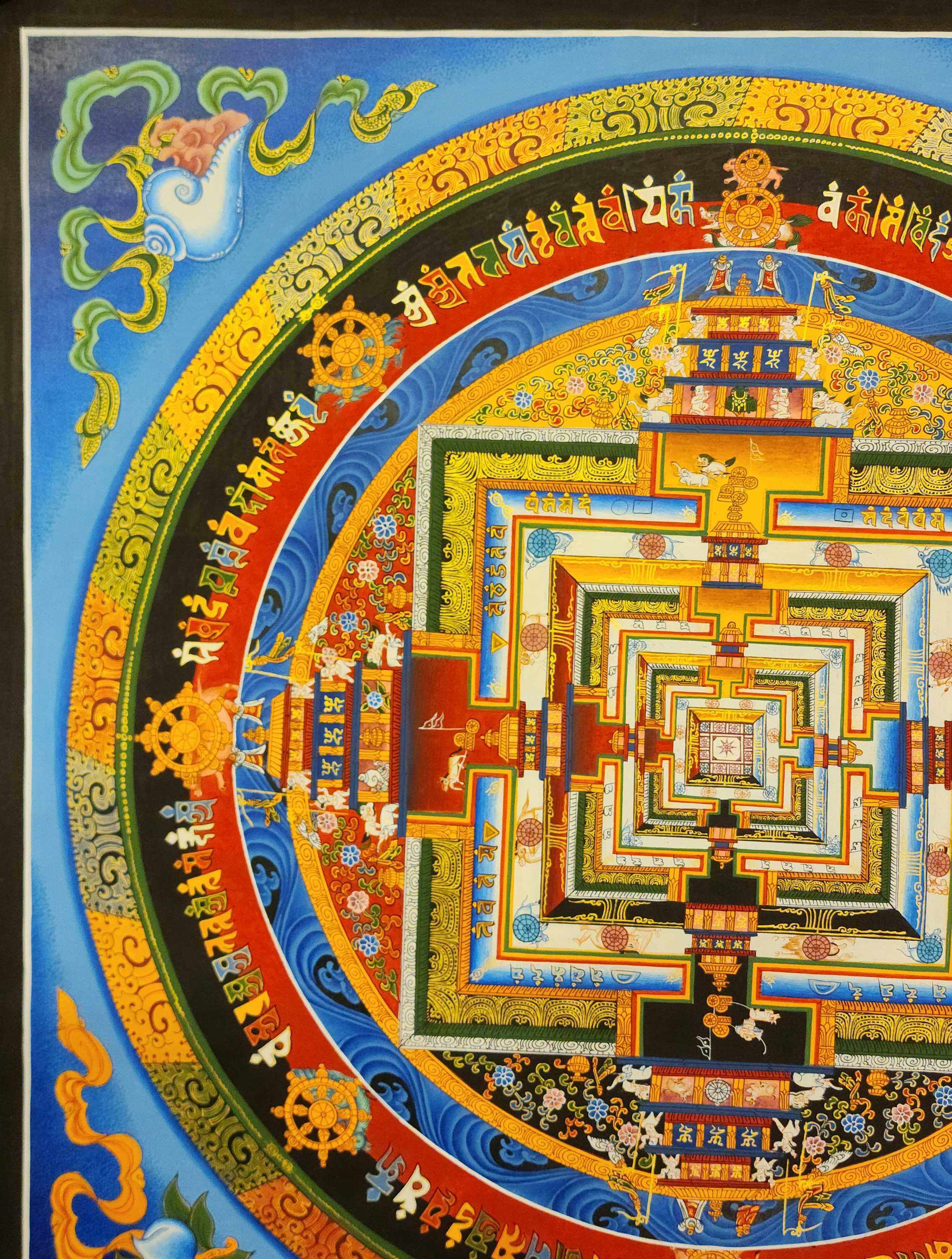 Kalachakra Mandala Thangka, <span Style=