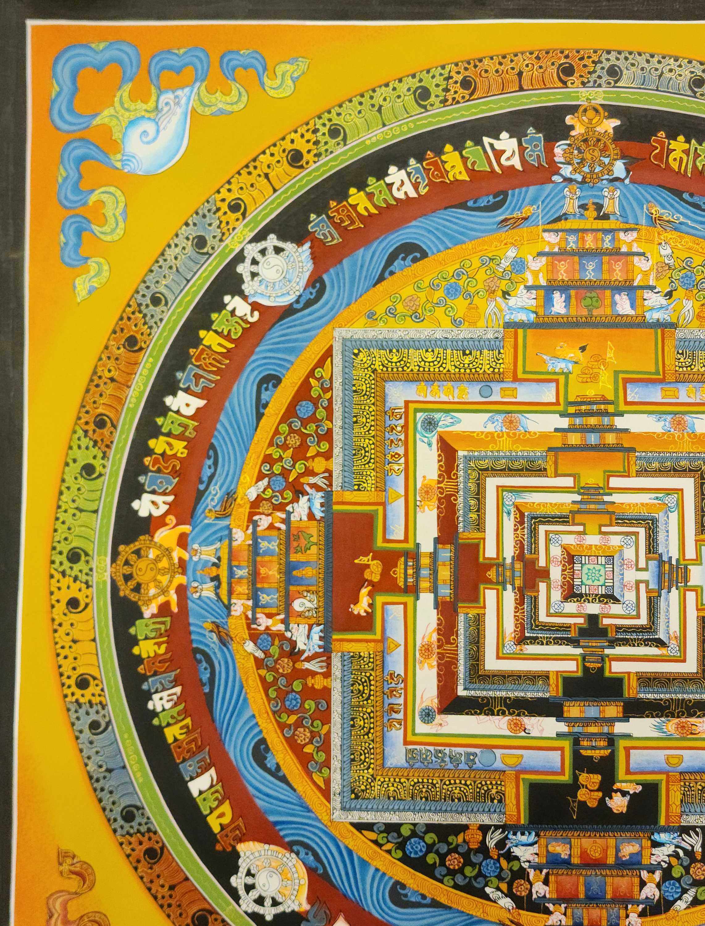 Kalachakra Mandala Thangka, <span Style=