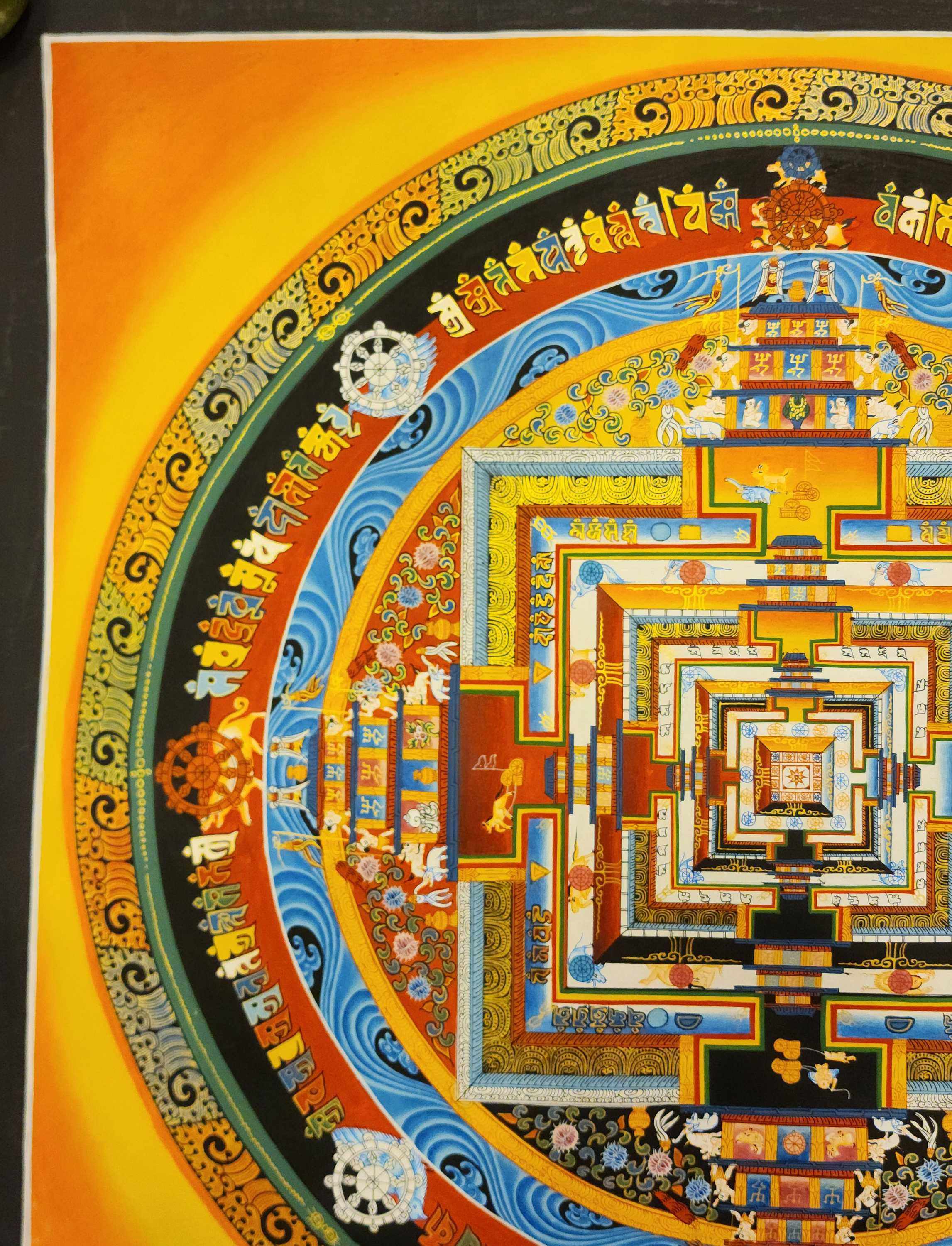 Kalachakra Mandala Thangka, <span Style=