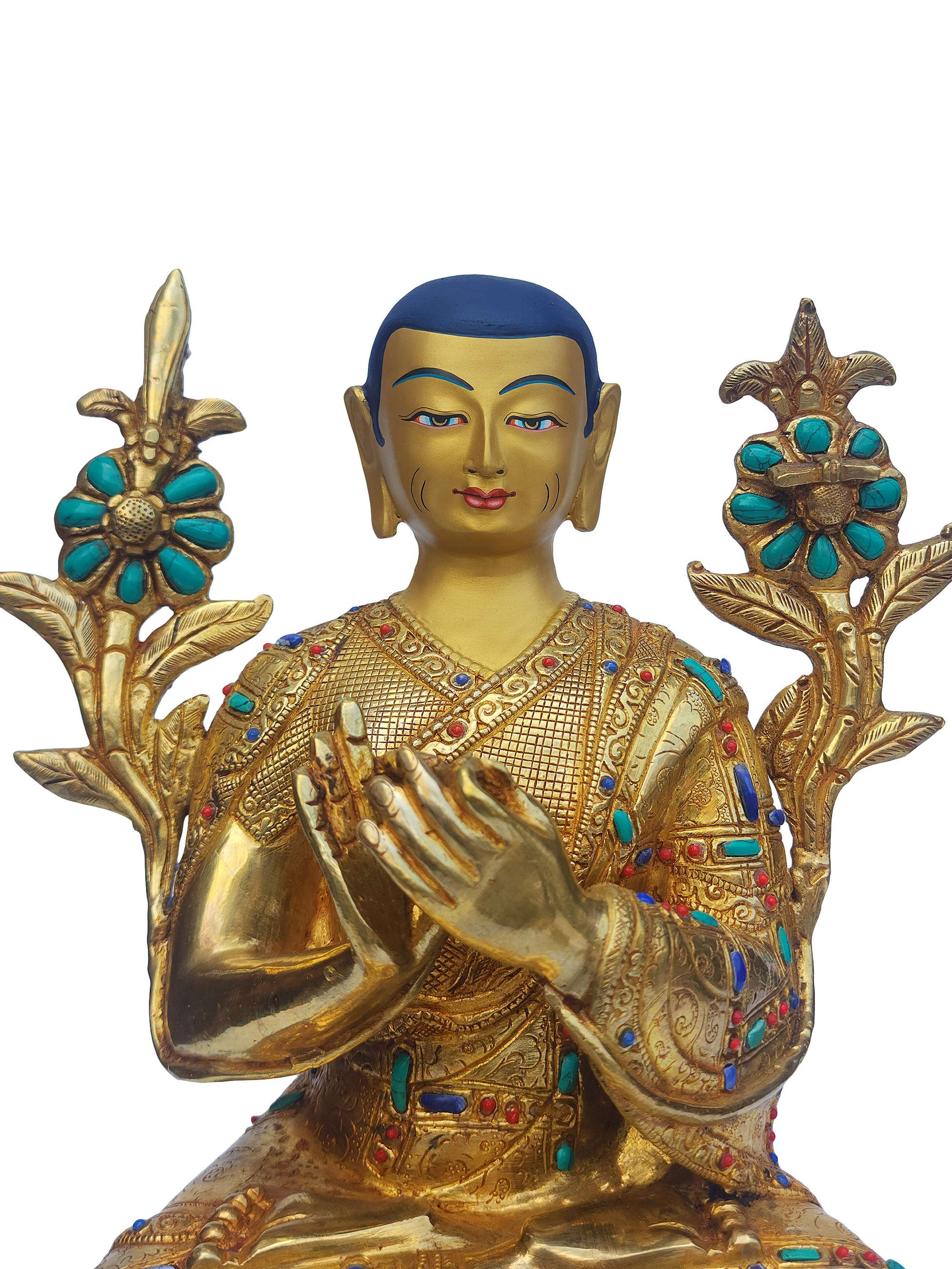 Tsongkhapa, Buddhist Handmade Statue, <span Style=