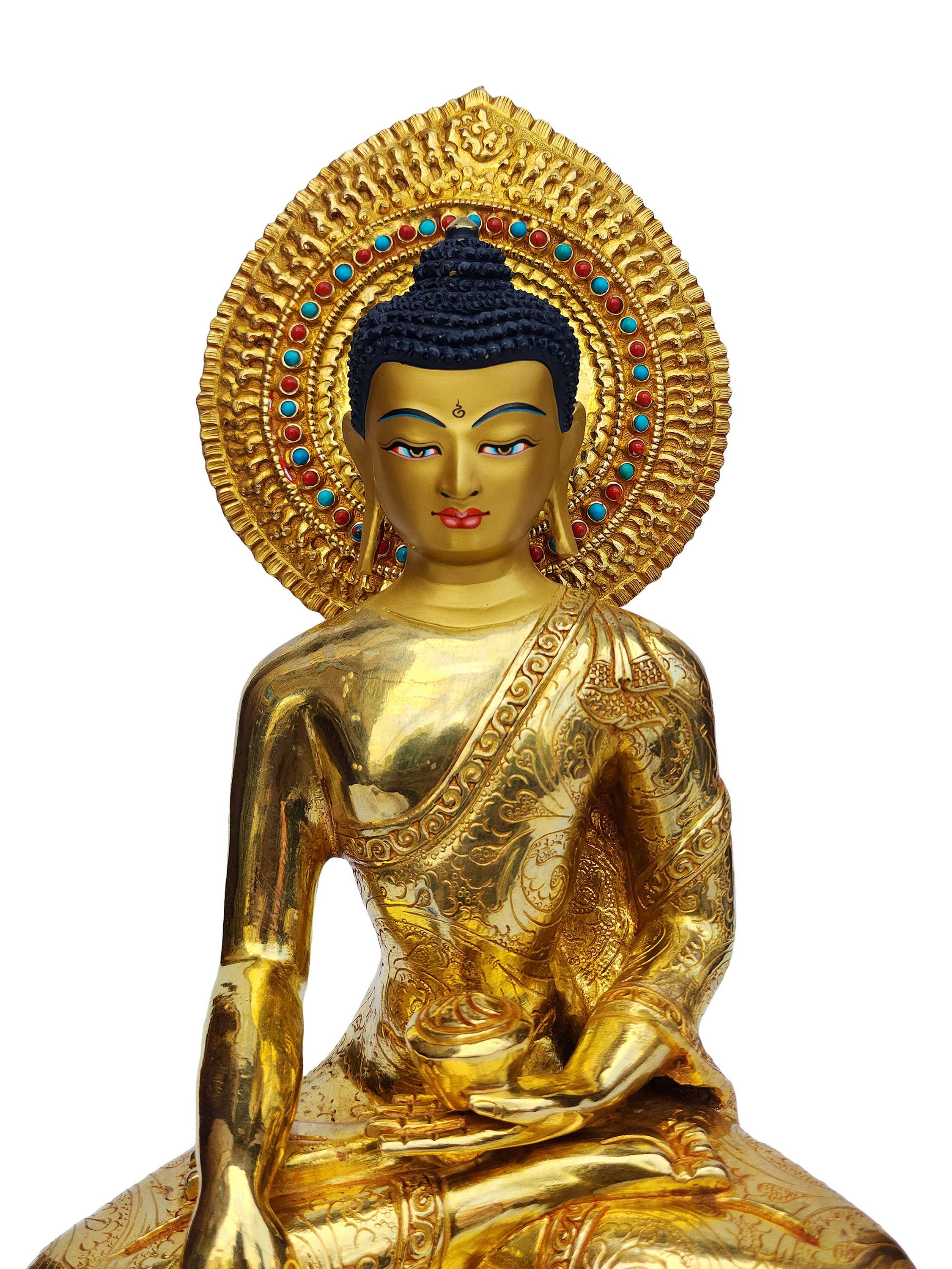 Shakyamuni Buddha, Buddhist Handmade Statue, <span Style=
