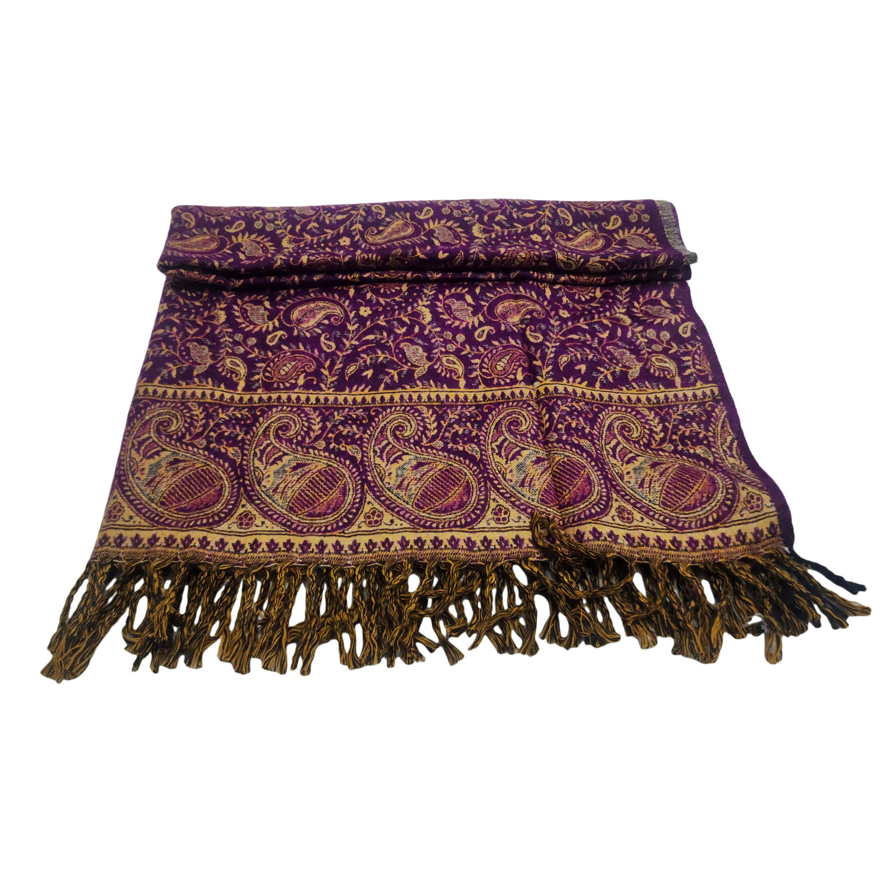 Dhaka Shawl, Multicolor Durable Acrylic Shawl <span Style=