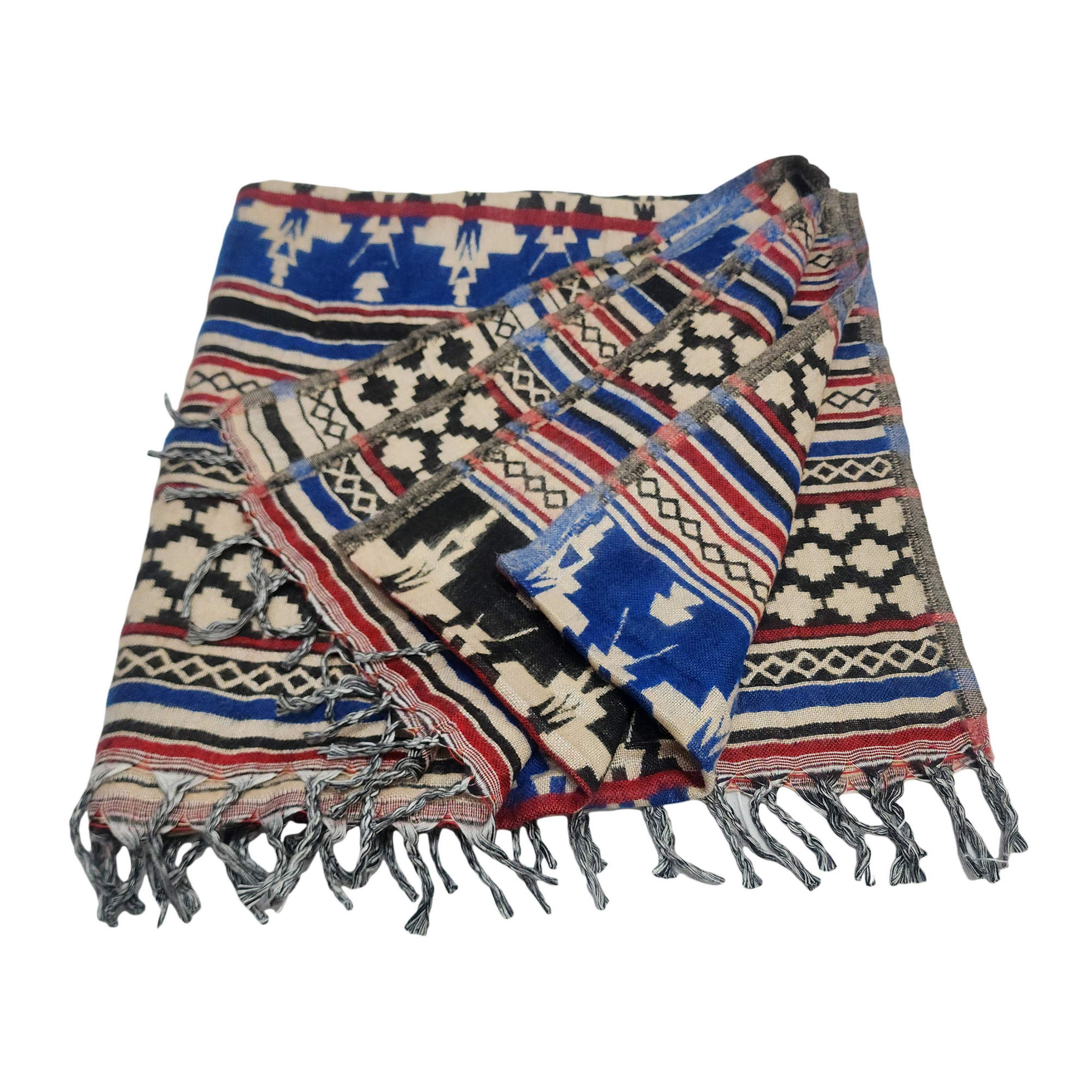 Dhaka Shawl, Multicolor Durable Acrylic Shawl <span Style=