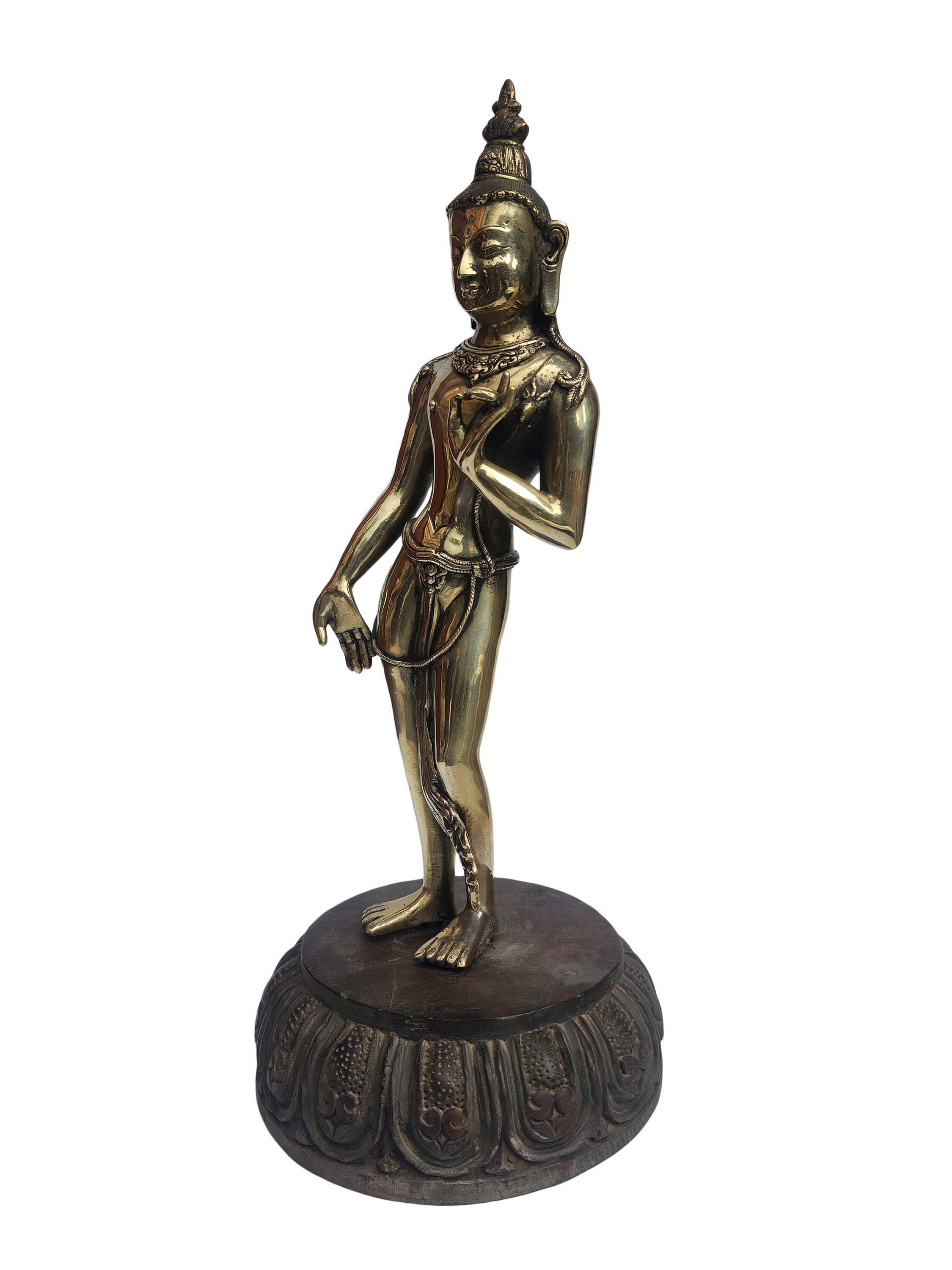 Padmapani Lokeshvara, Buddhist Handmade Statue, <span Style=