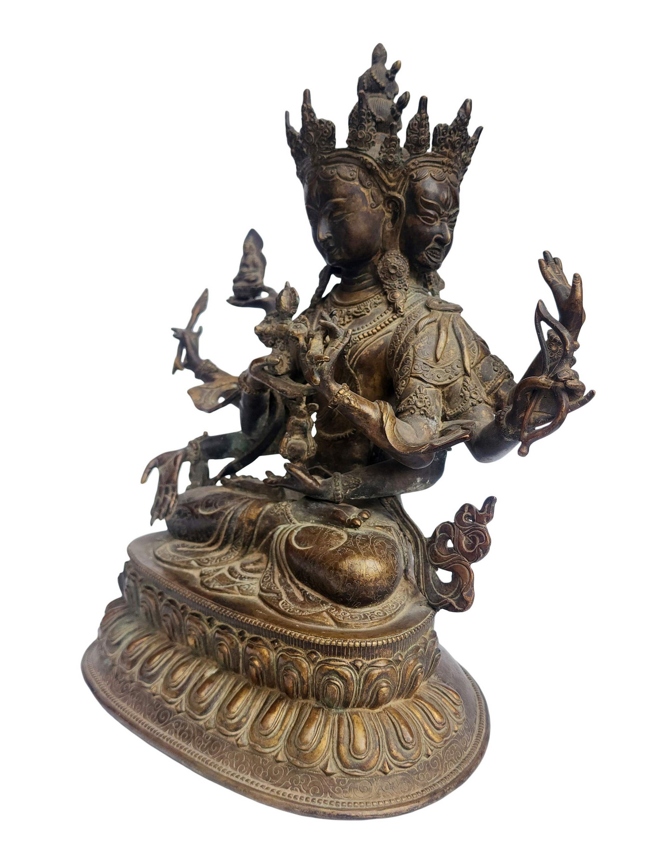 Namgyalma, Buddhist Handmade Statue, antique Finishing