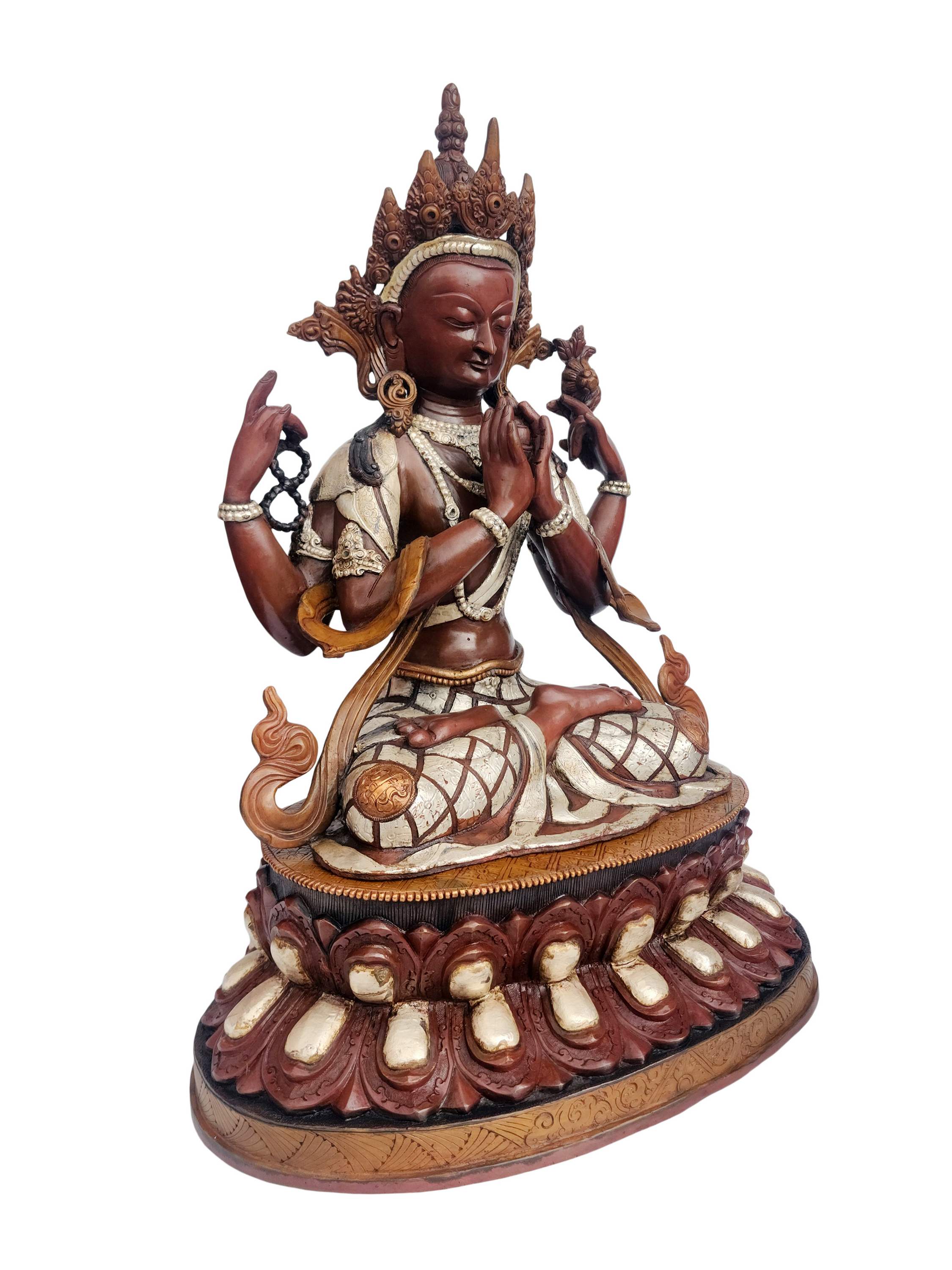 Chenrezig, Buddhist Handmade Statue, <span Style=