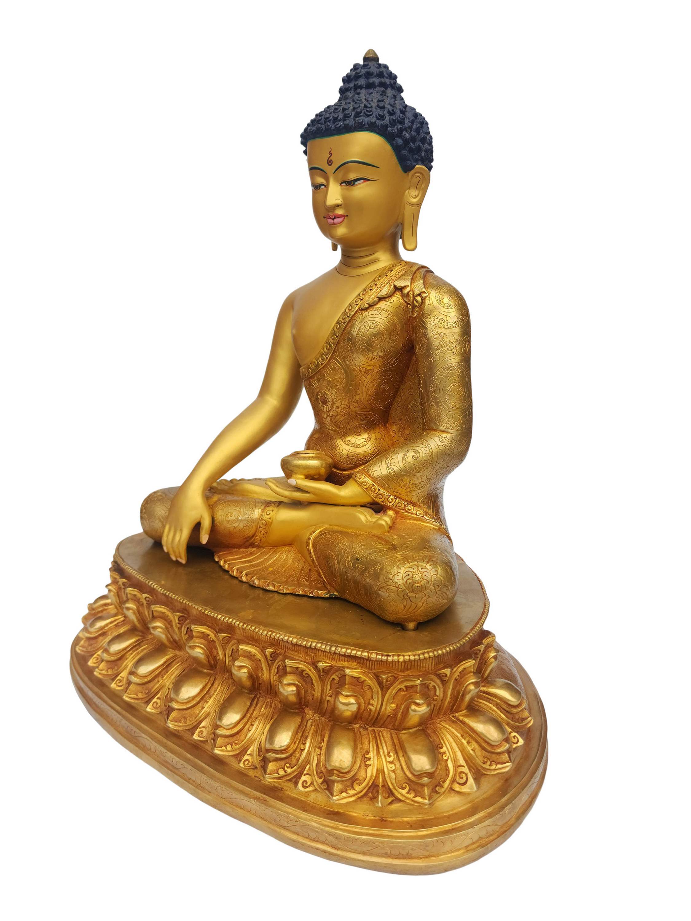 Shakyamuni Buddha, Buddhist Handmade Statue, <span Style=