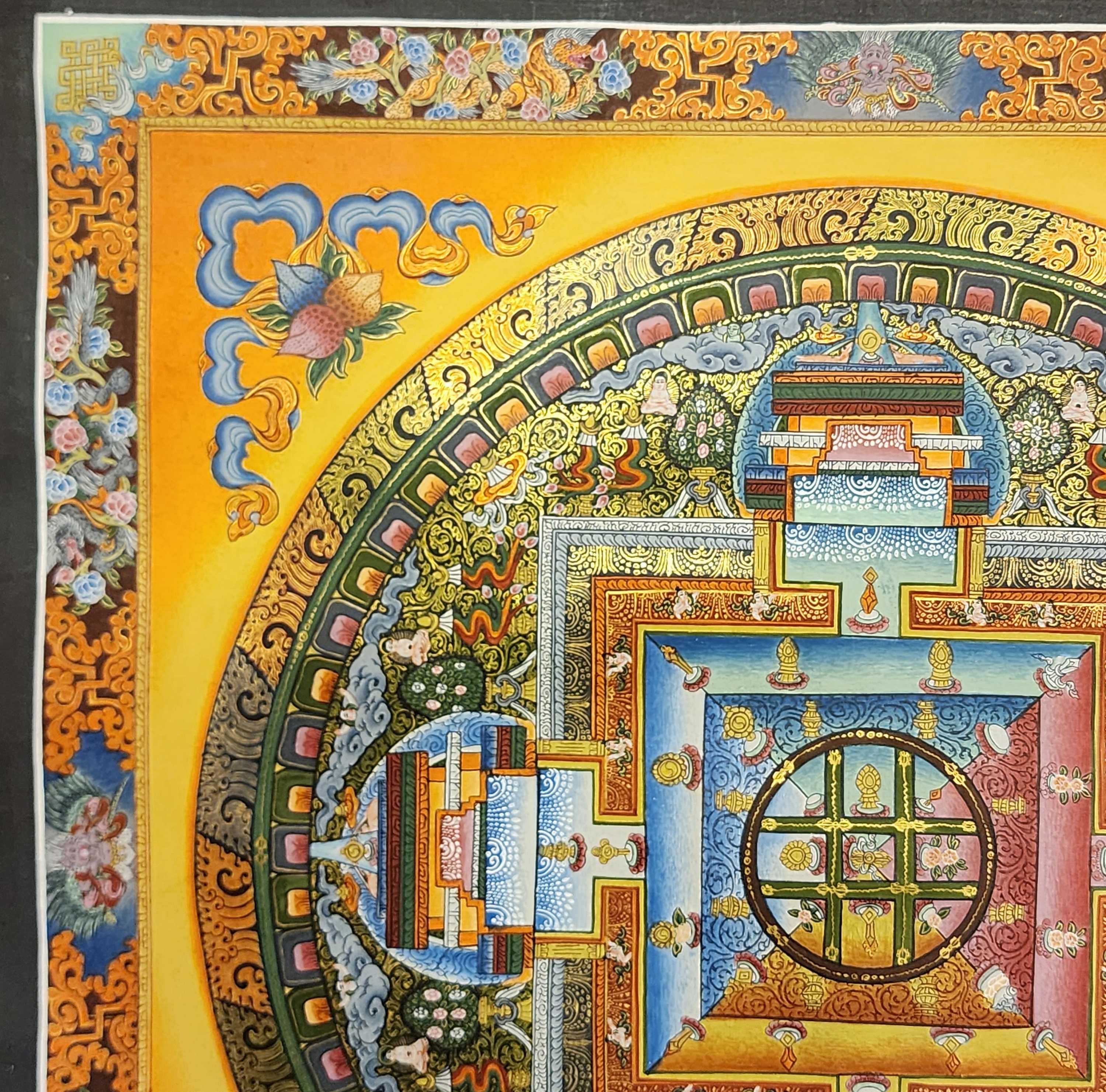 Nine Planet Mandala Thangka, <span Style=