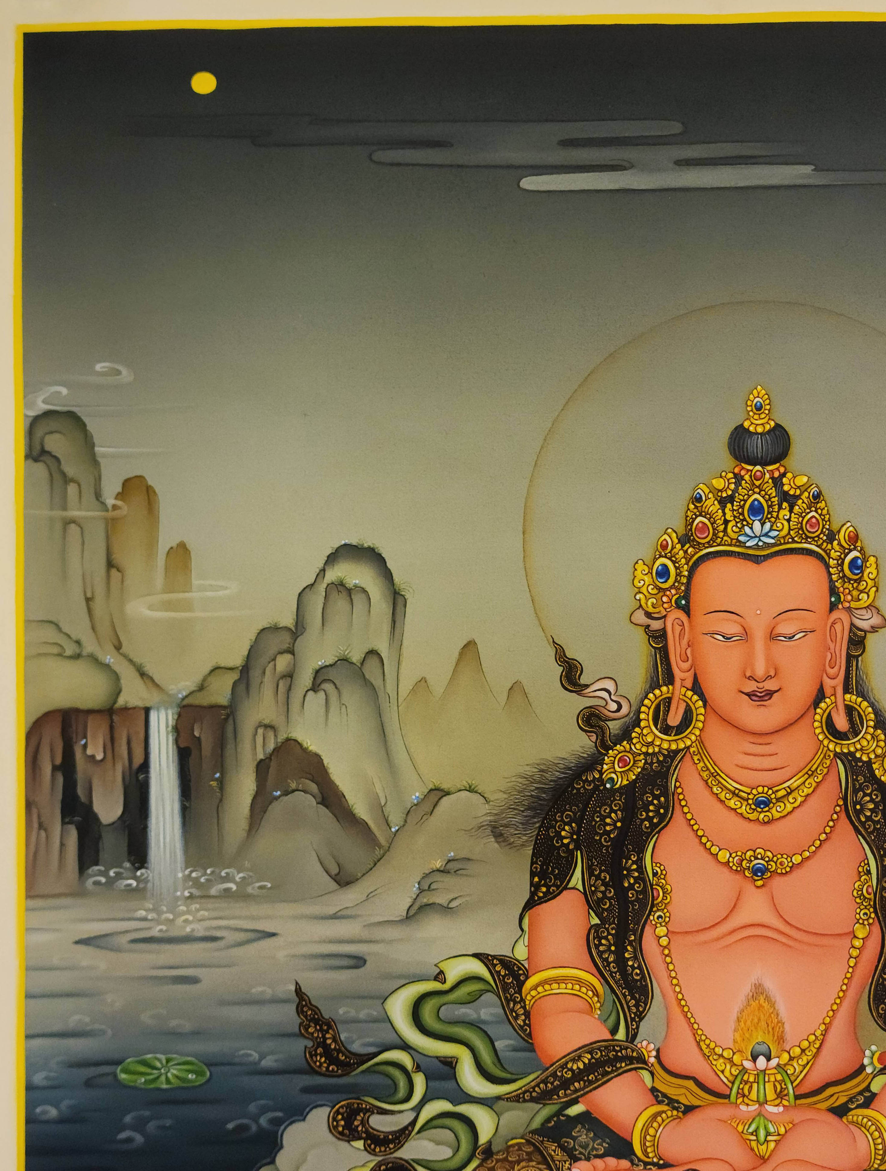 Aparimita, master Quality, Buddhist Handmade Thangka Painting, Karma Gadri Art, Amitayus, Chepame