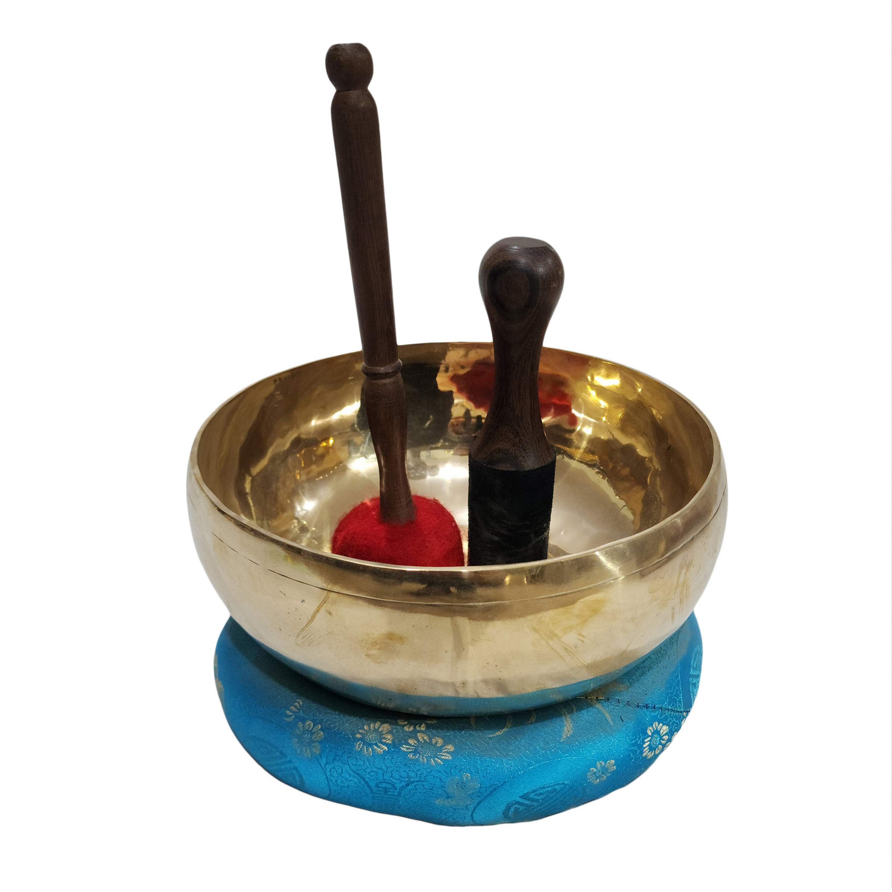 Singing Bowl, Buddhist Hand Beaten Therapy Bowls, With Glossy Finishing, Head Bowl