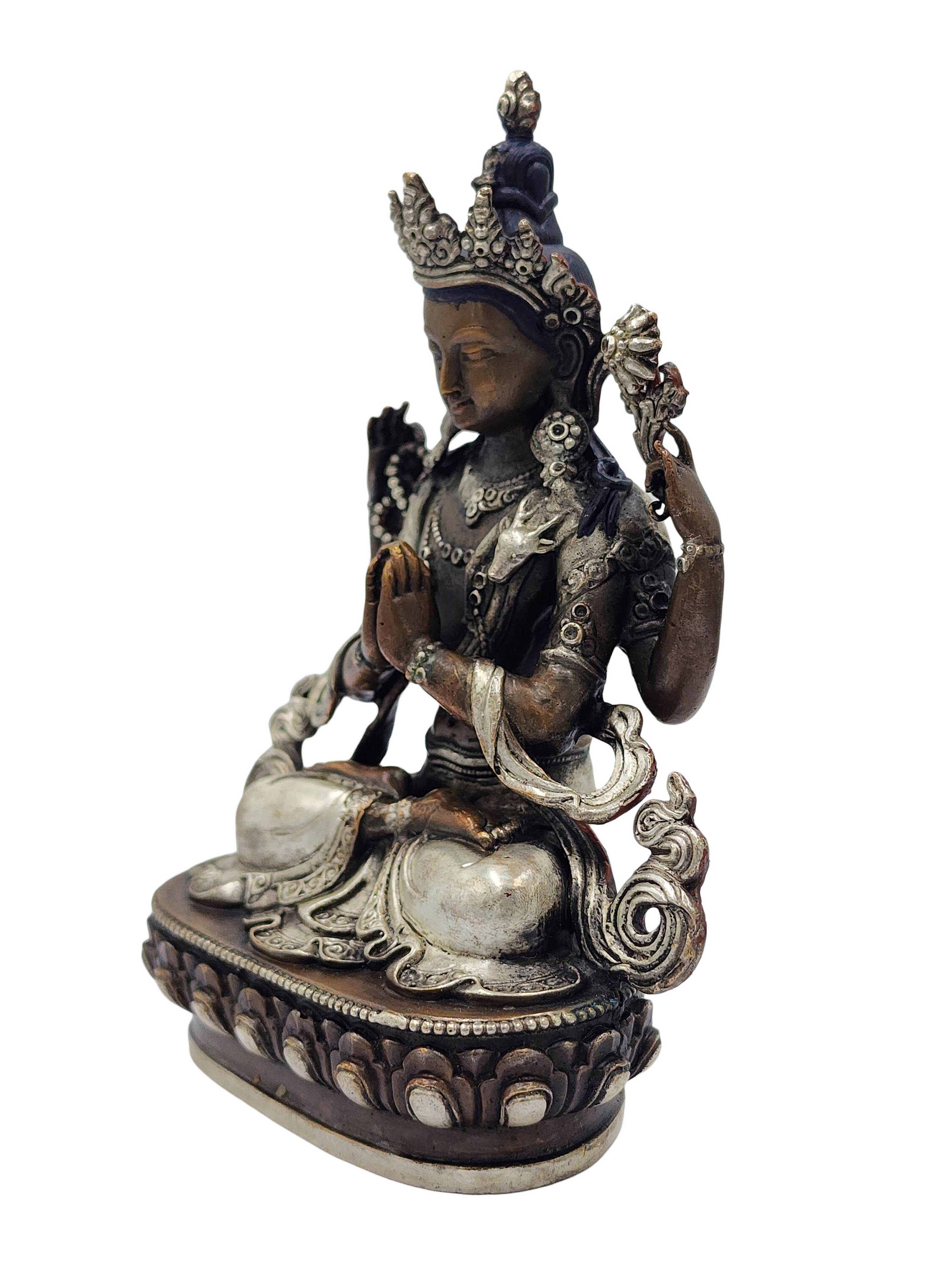 Chenrezig, Buddhist Miniature Statue, <span Style=