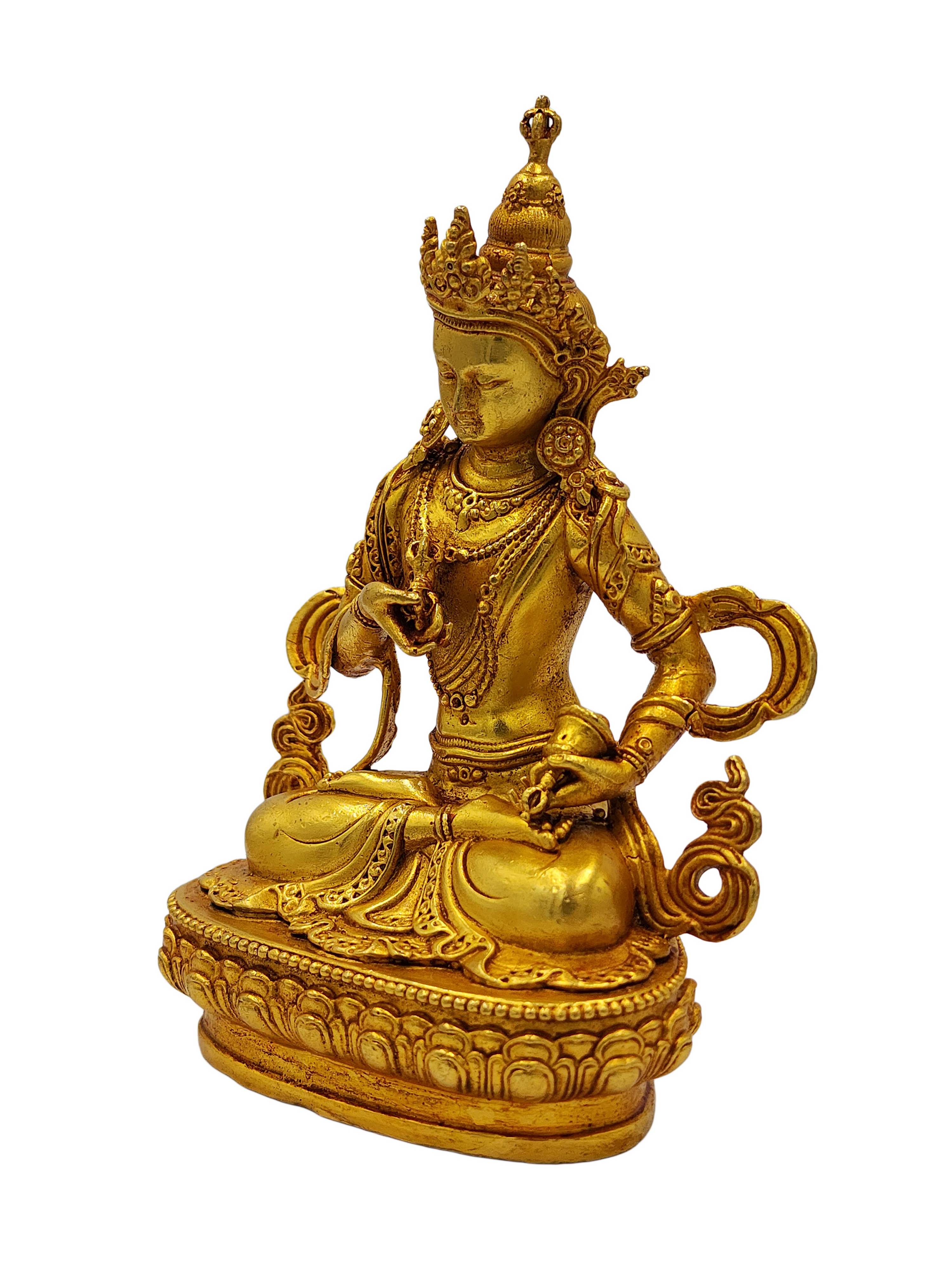 Vajrasattva, Buddhist Miniature Statue, <span Style=