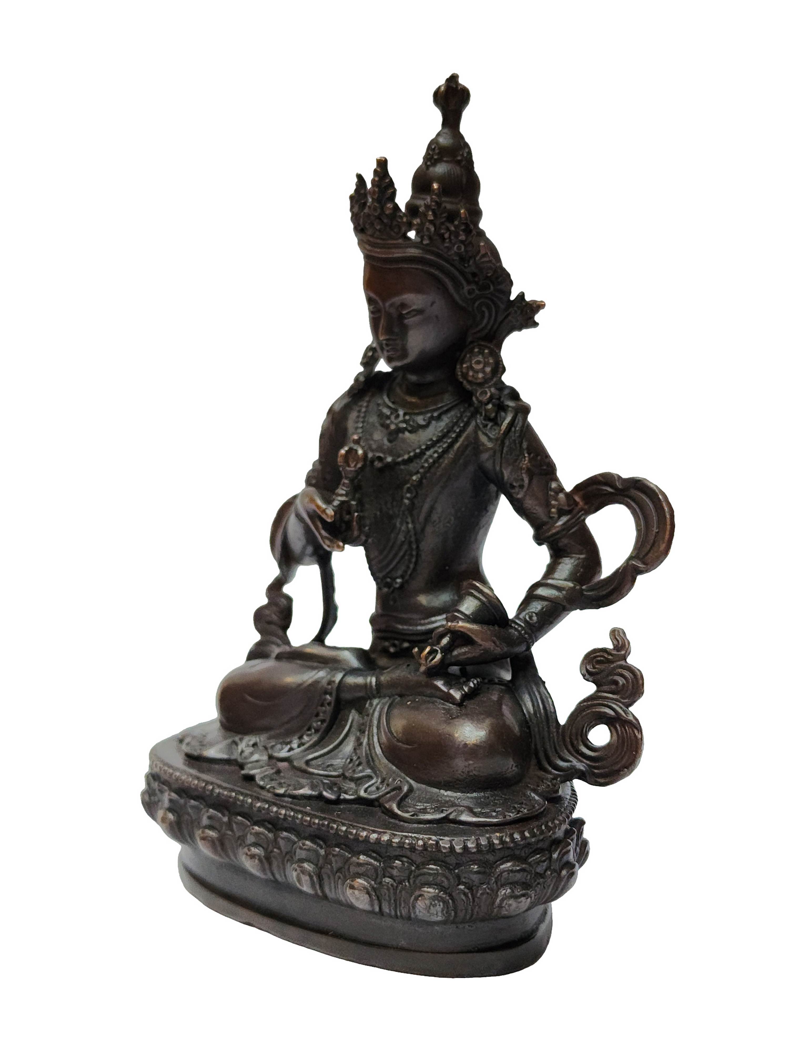 Vajrasattva, Buddhist Miniature Statue, <span Style=