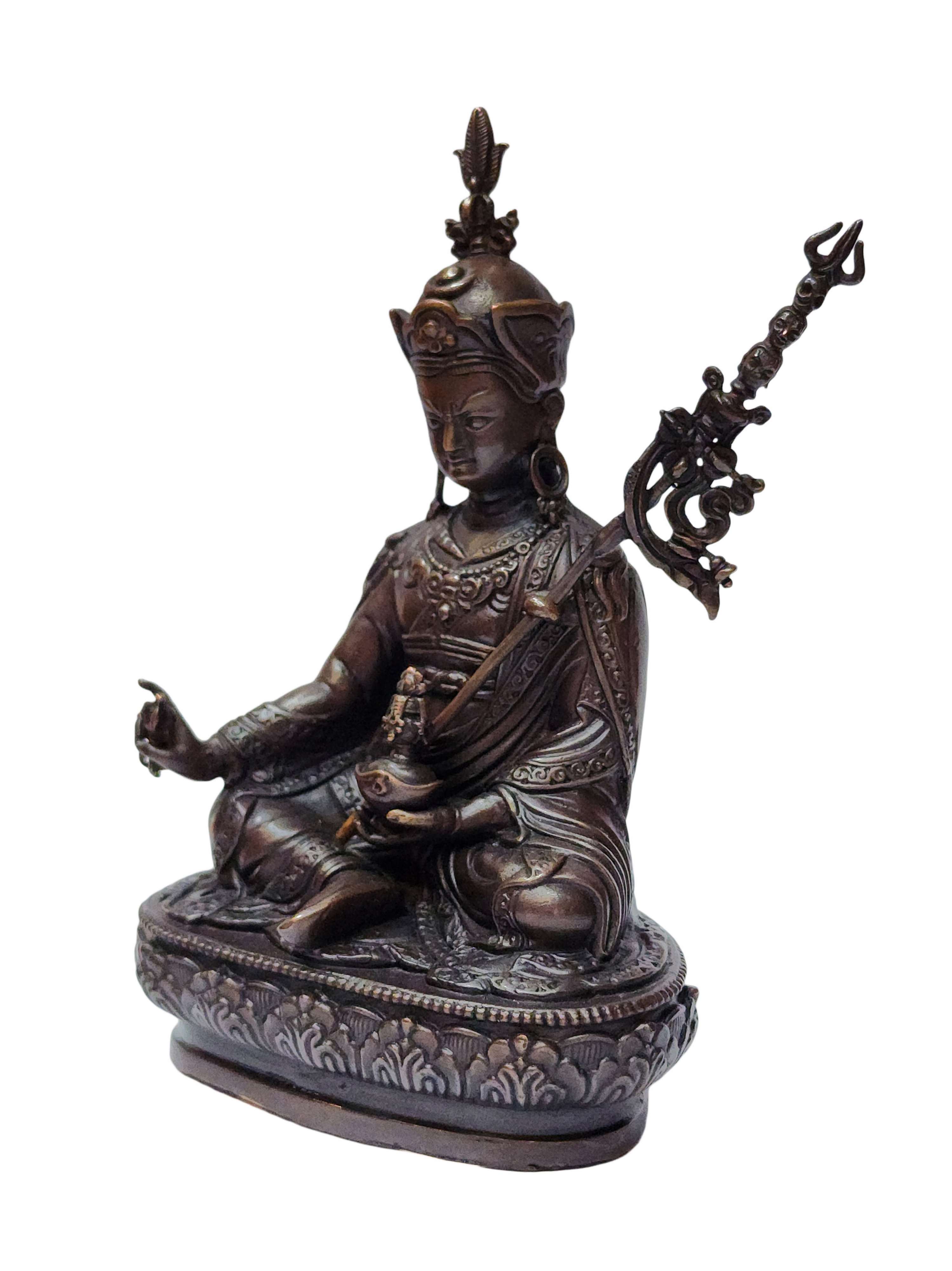 Padmasambhava, Buddhist Miniature Statue, <span Style=