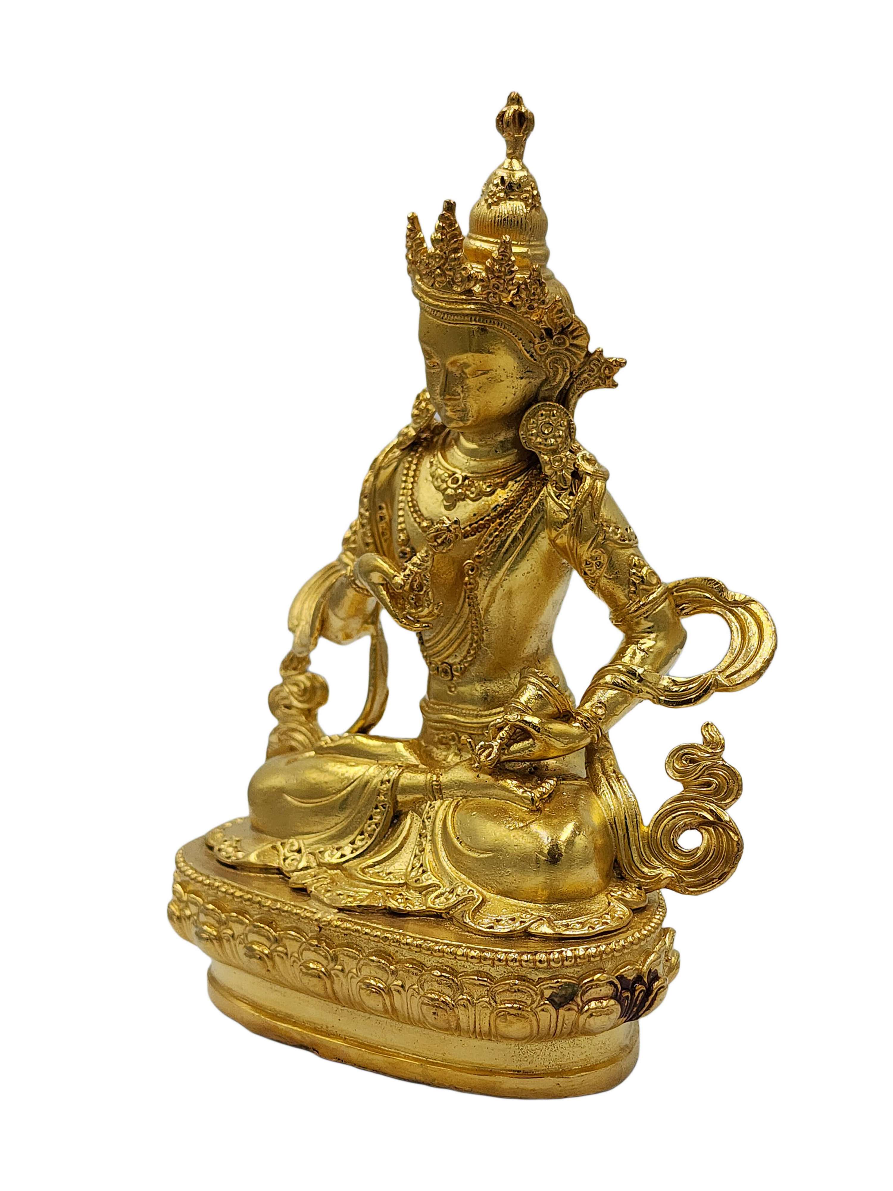 Vajrasattva, Buddhist Miniature Statue, <span Style=