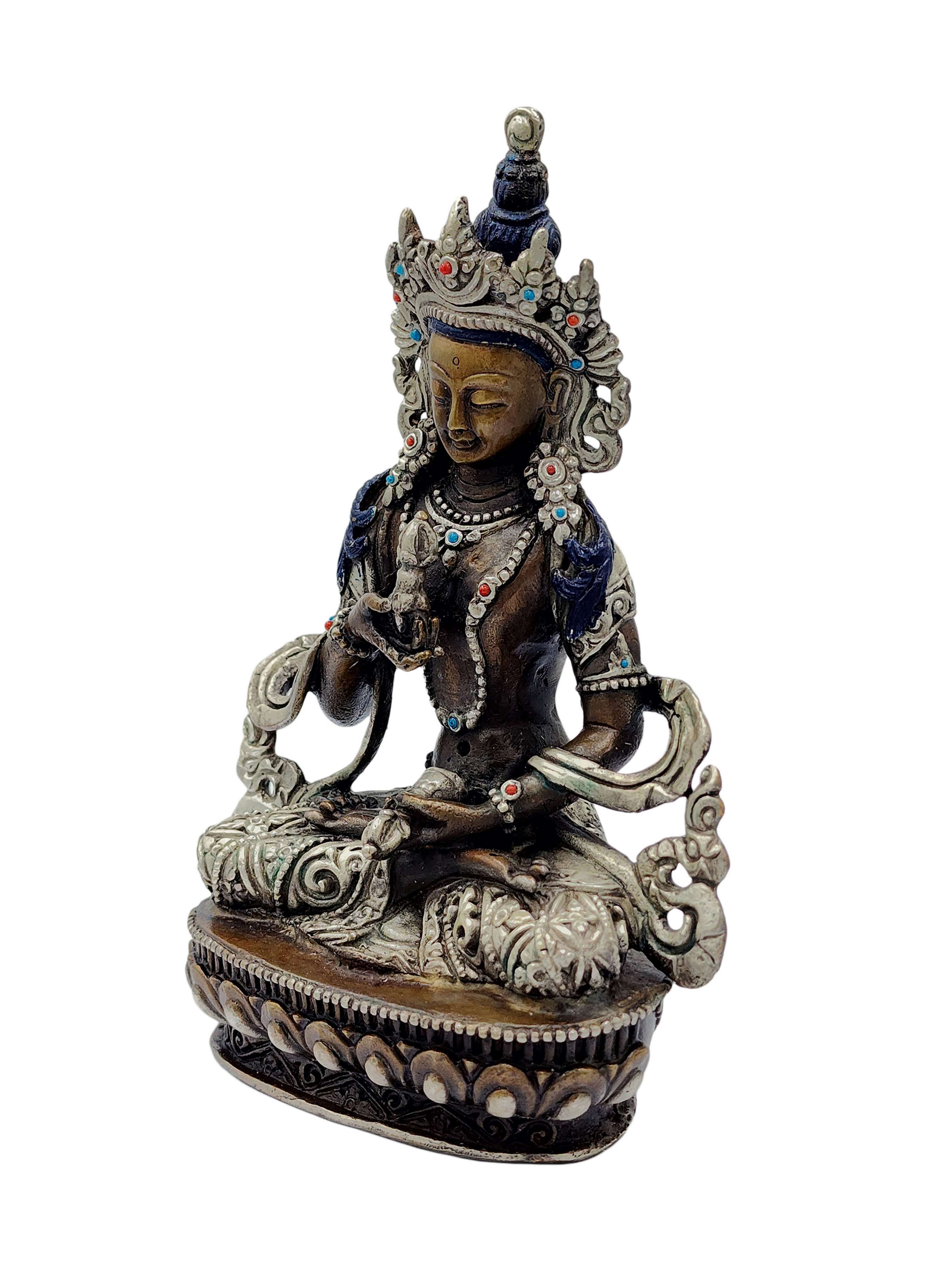 Manjushri, Buddhist Miniature Statue, <span Style=