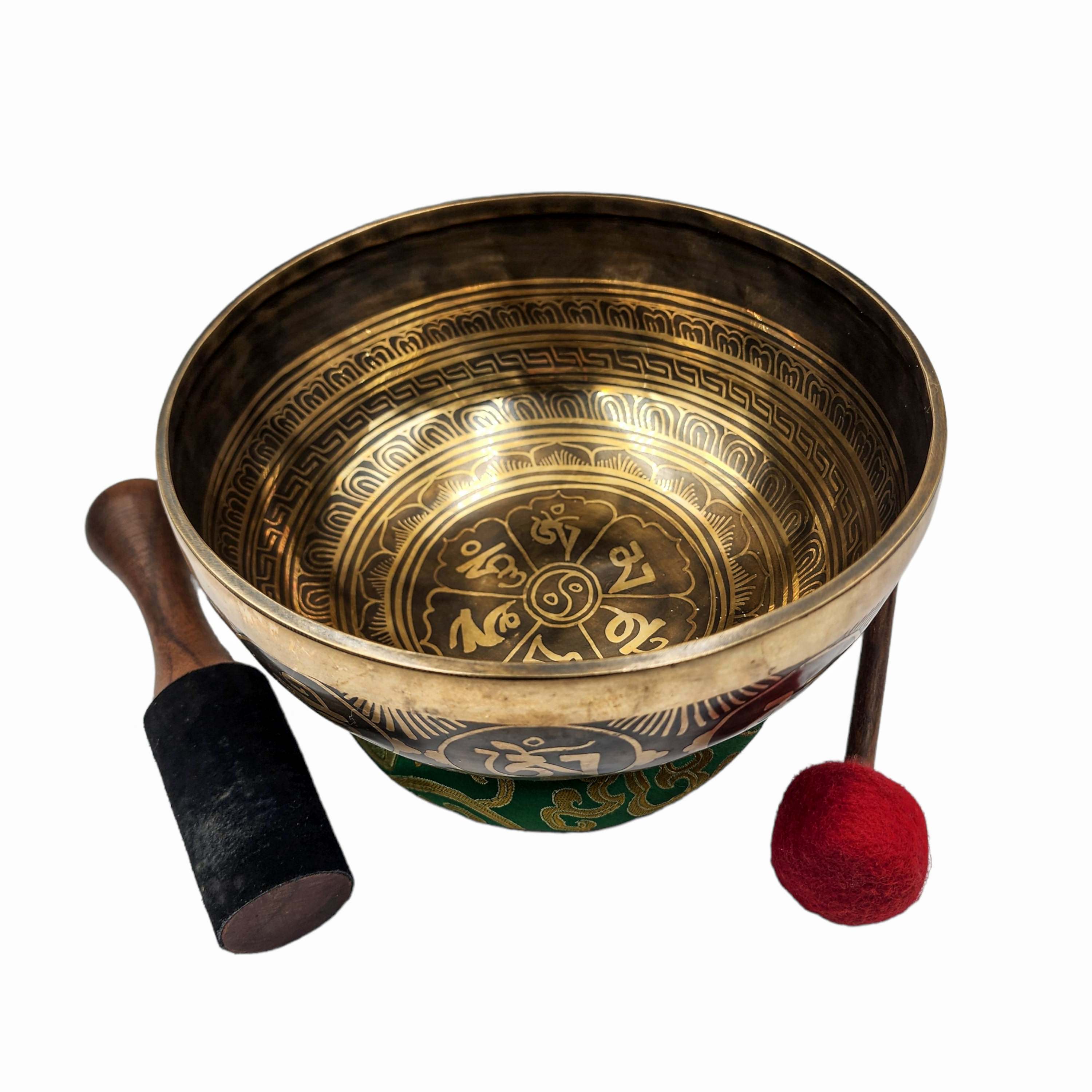 Singing Bowl, Buddhist Hand Beaten, <span Style=