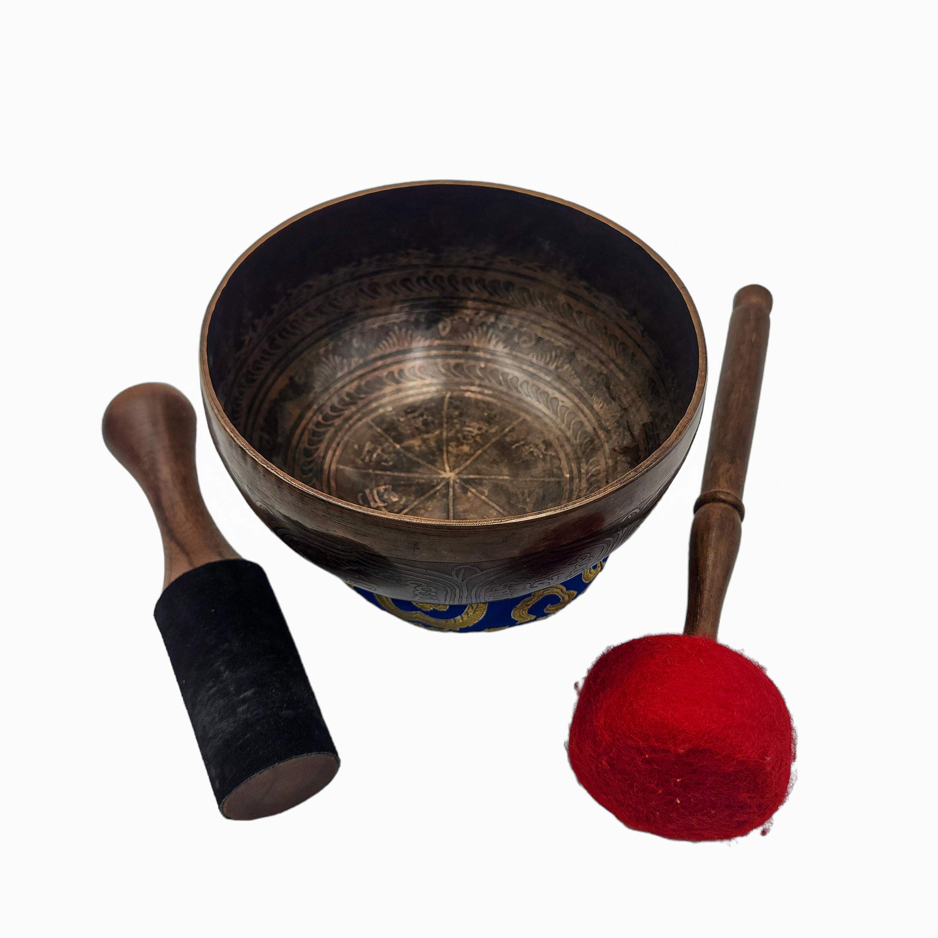 Singing Bowl, Buddhist Hand Beaten, <span Style=