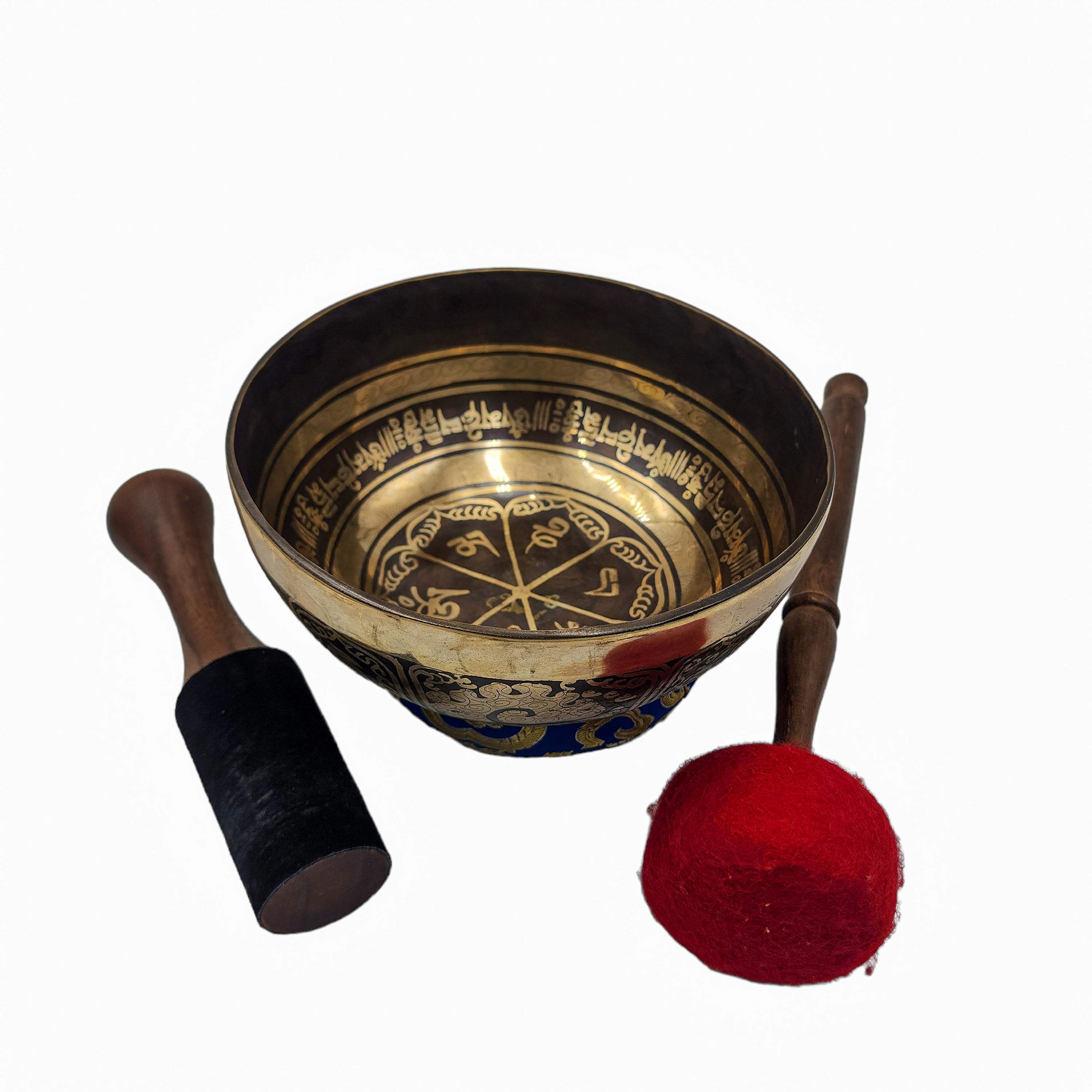 Singing Bowl, Buddhist Hand Beaten, <span Style=