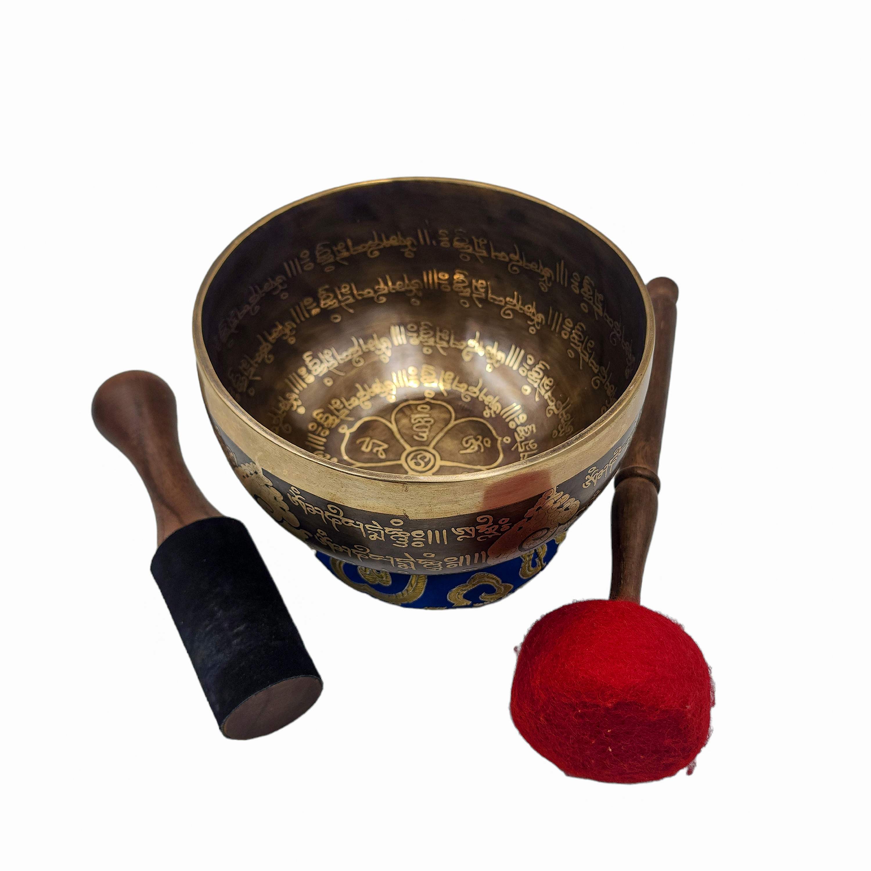 Singing Bowl, Buddhist Hand Beaten, <span Style=