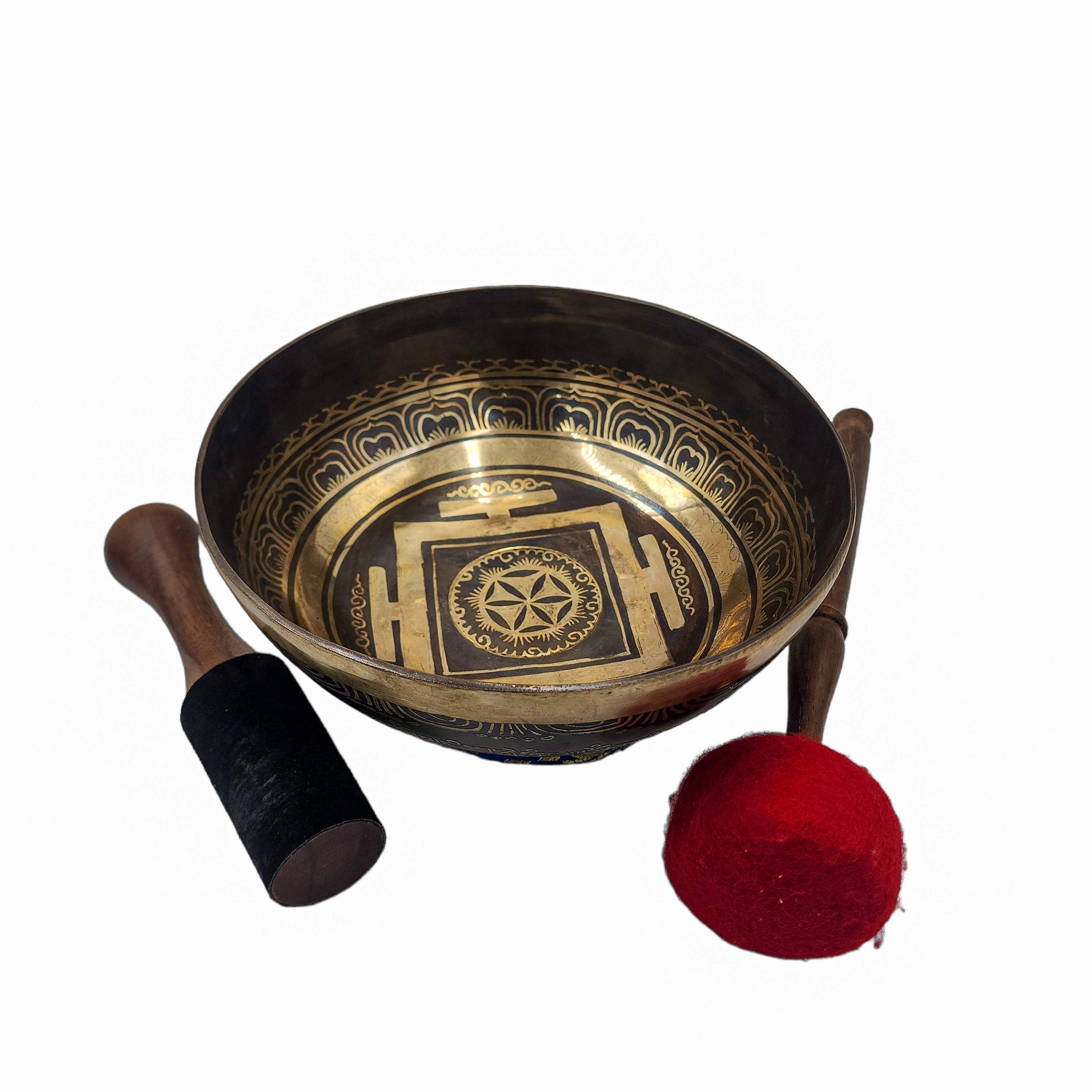 Singing Bowl, Buddhist Hand Beaten, <span Style=