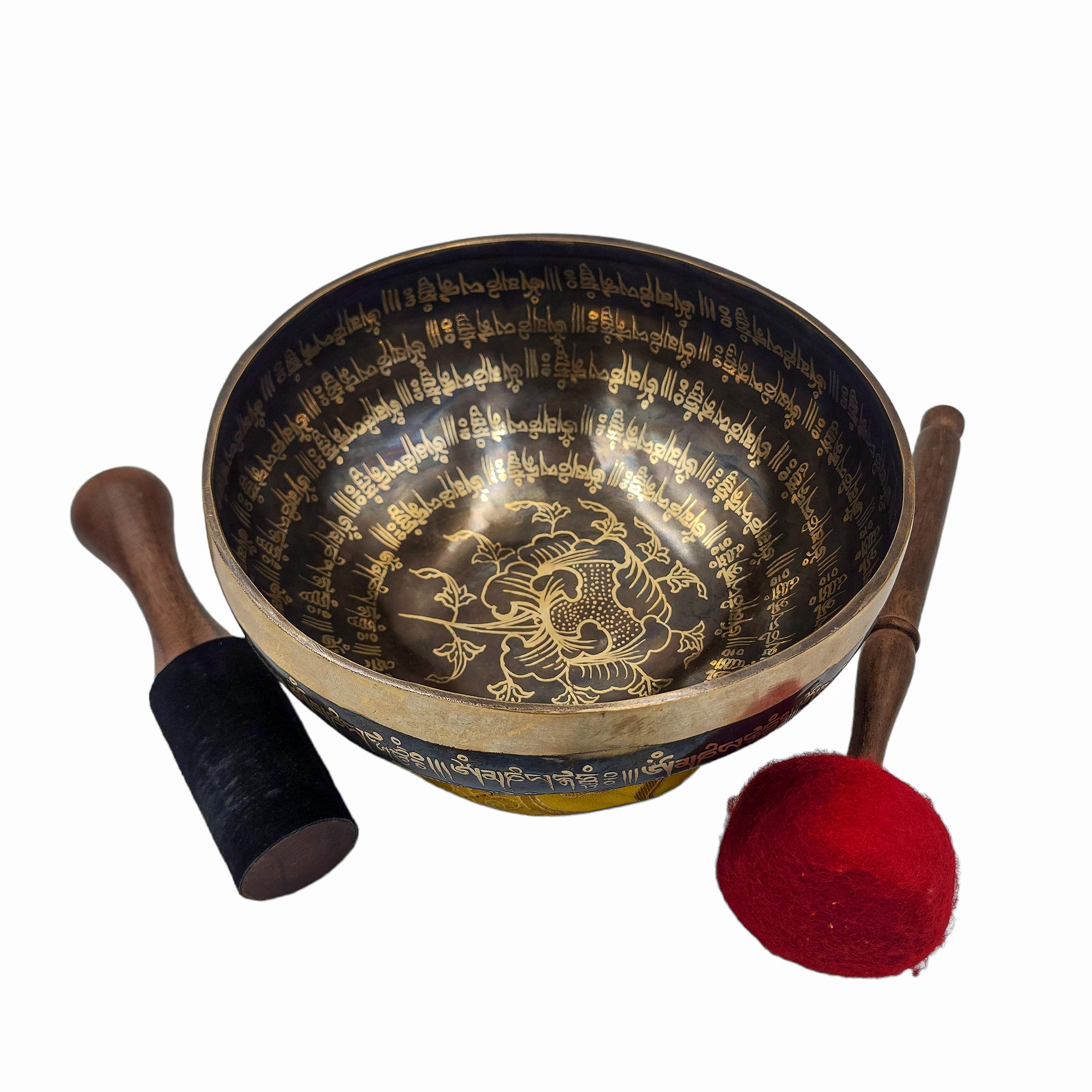 Singing Bowl, Buddhist Hand Beaten, <span Style=