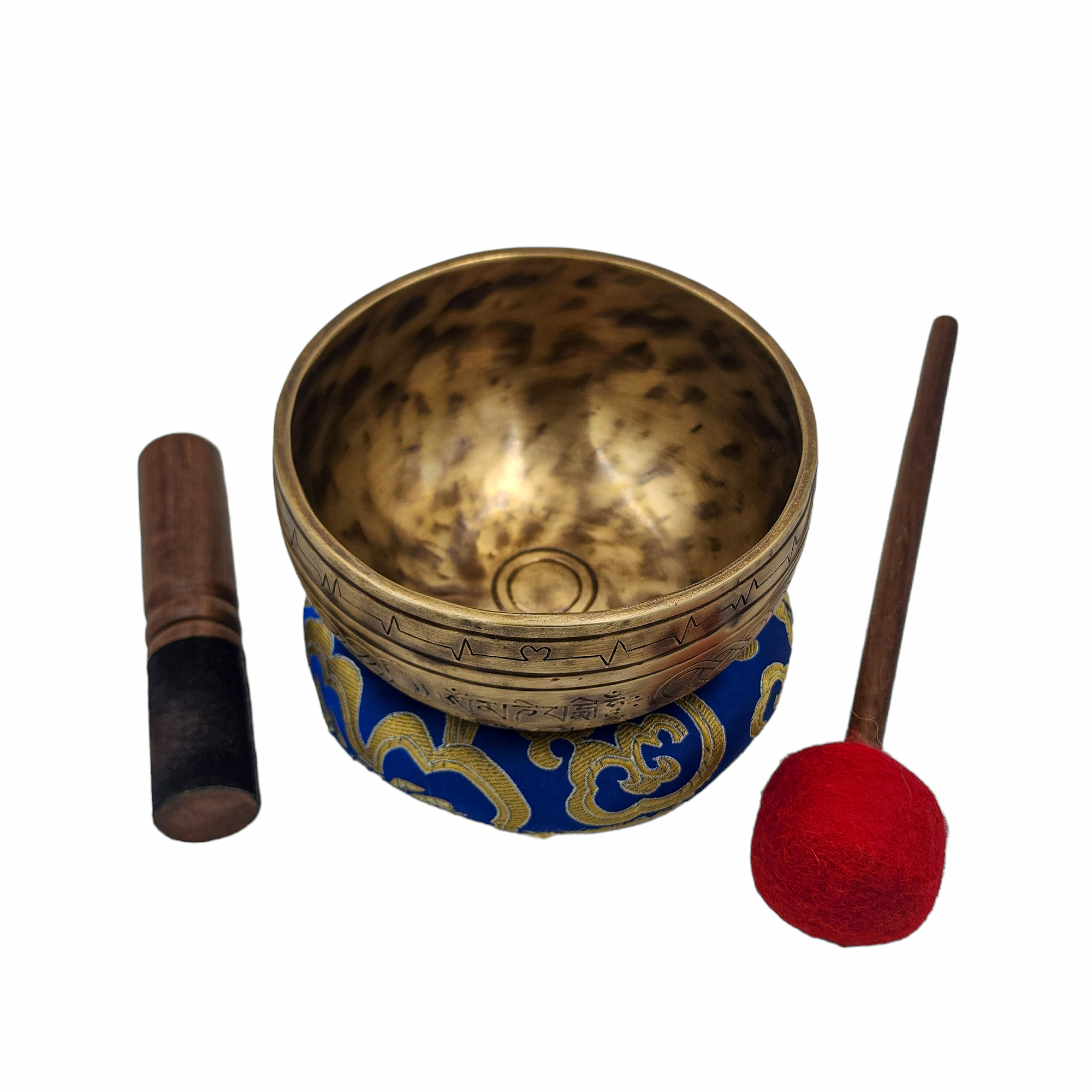 Jambati Singing Bowlsinging Bowl, Buddhist Hand Beaten, Antique Finishing, <span Style=