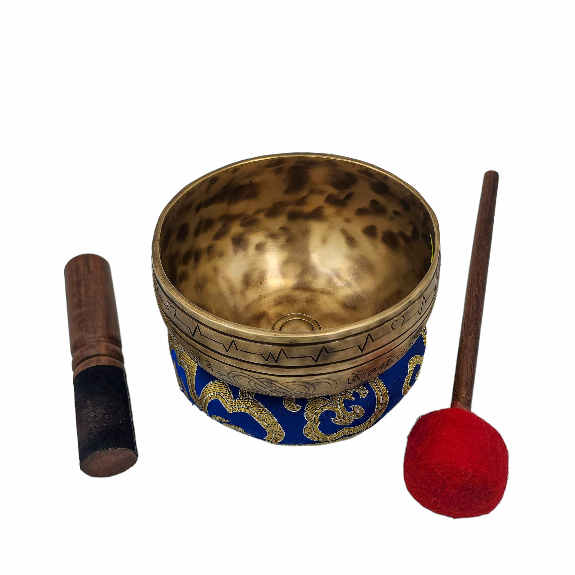 Jambati Singing Bowl Singing Bowl, Buddhist Hand Beaten, Antique Finishing, <span Style=