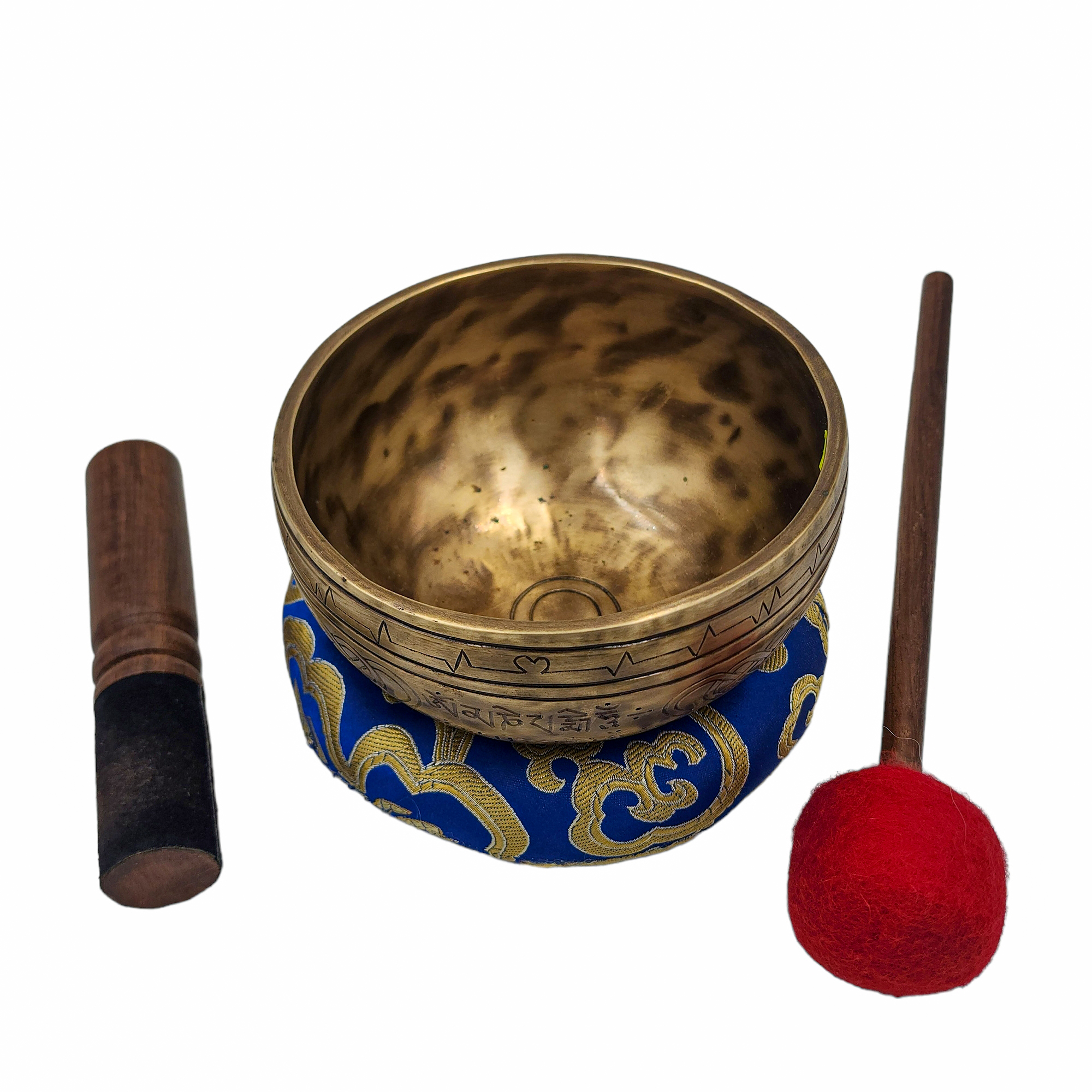 Jambati Singing Bowl Singing Bowl, Buddhist Hand Beaten, Antique Finishing, <span Style=