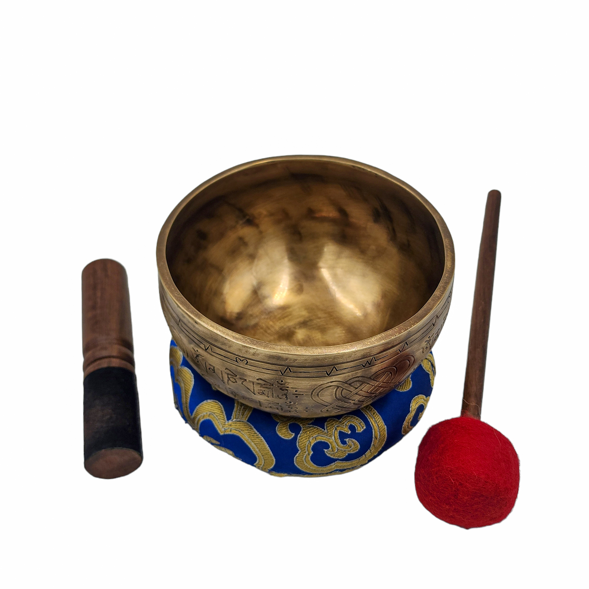 Jambati Singing Bowl Singing Bowl, Buddhist Hand Beaten, Antique Finishing, <span Style=