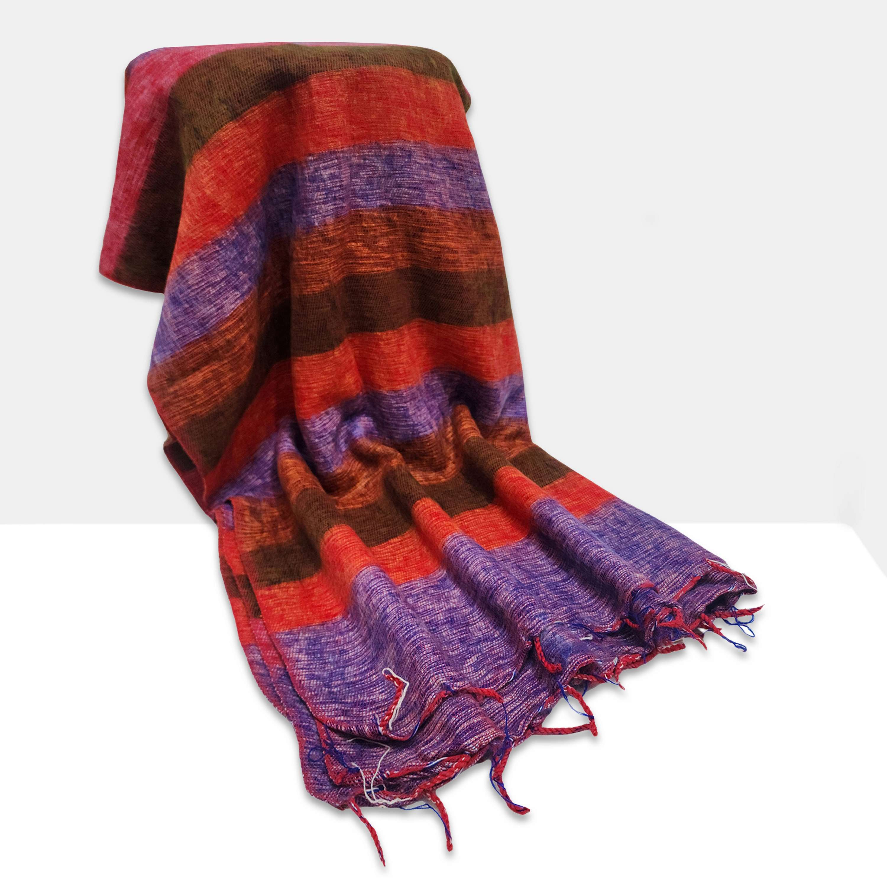 Yak Wool Blanket, Nepali Acrylic Hand Loom Blanket, <span Style=