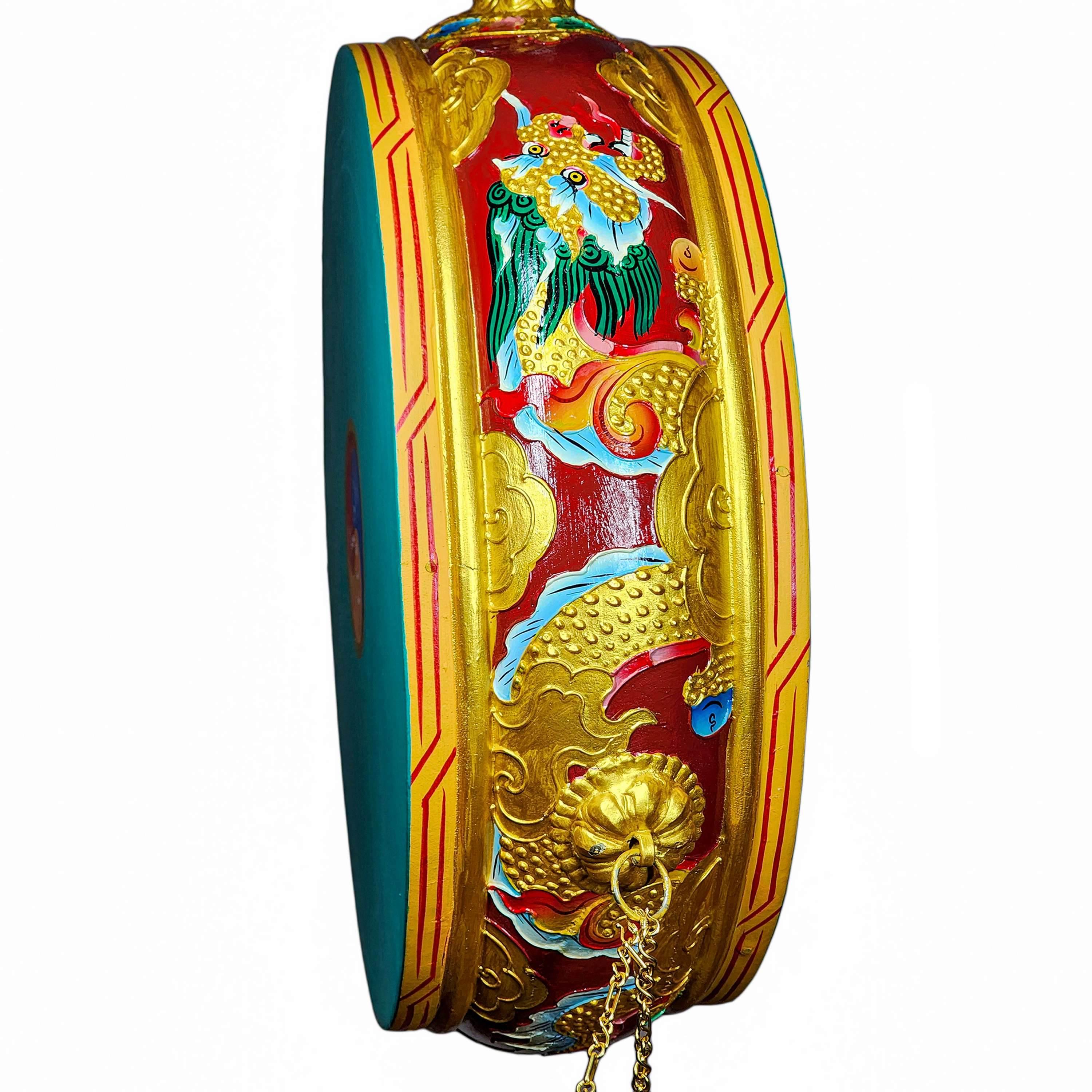 High-quality Tibetan Monastery Drum <span Style=
